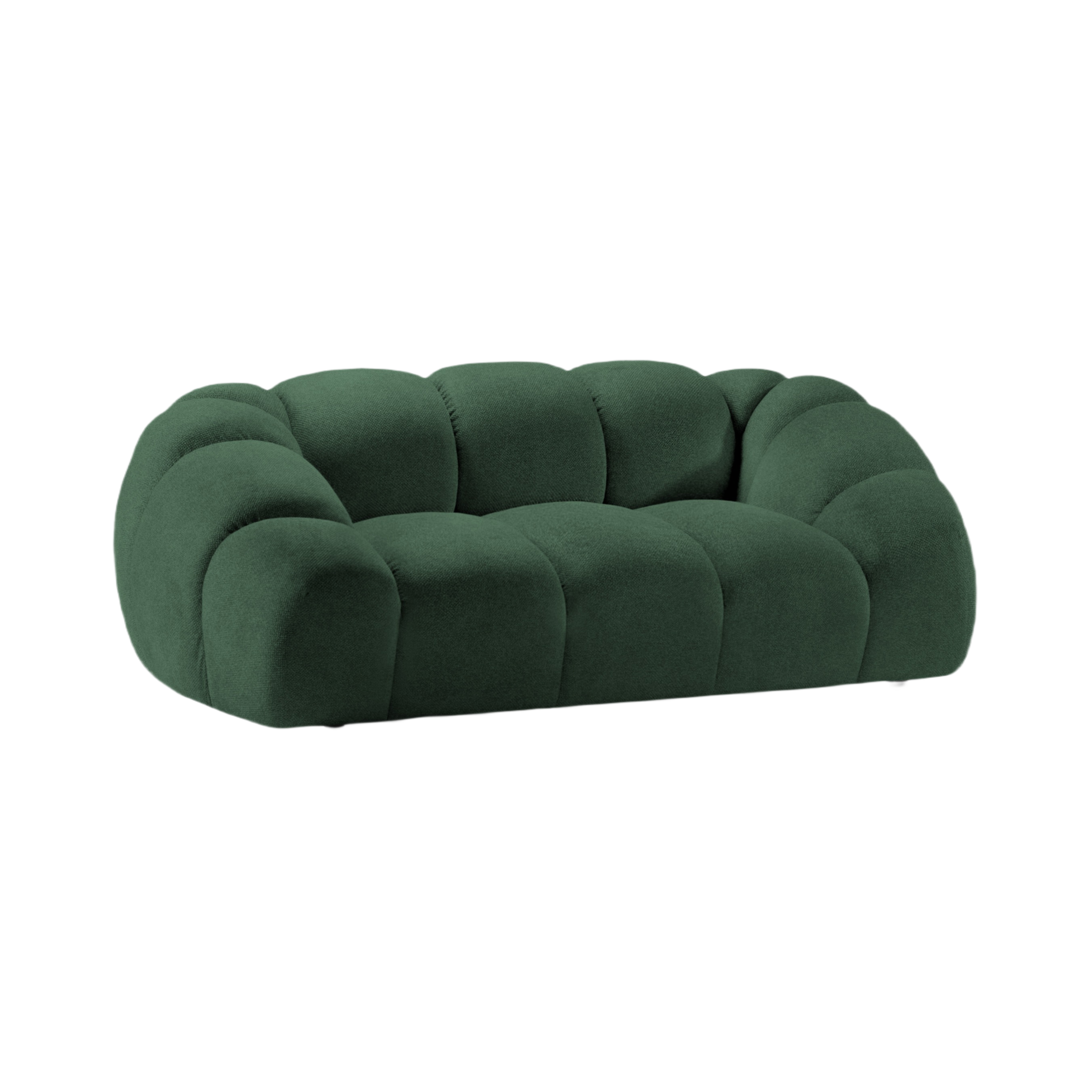Sofa 2-osobowa DIANA ciemnozielony szenil