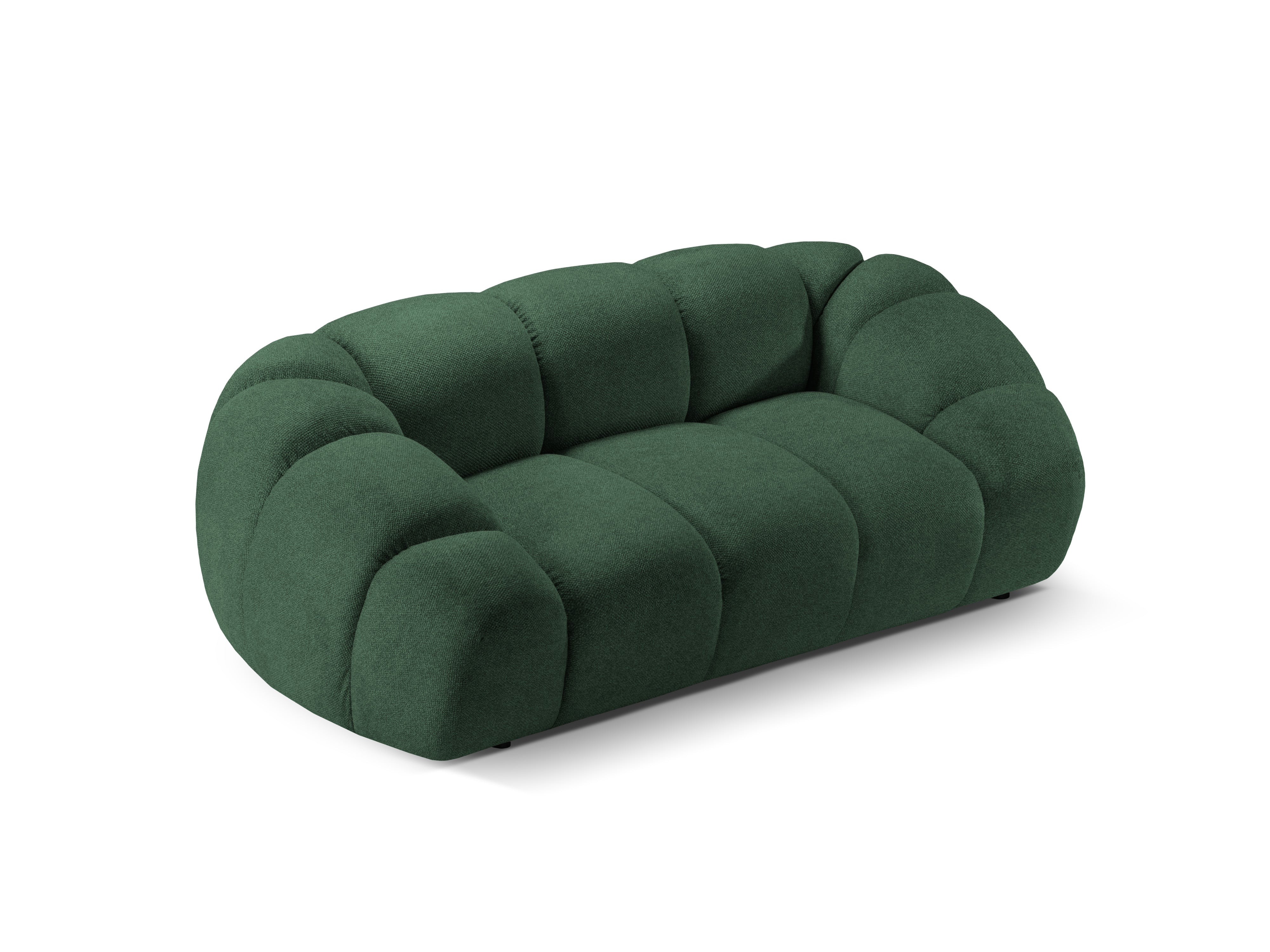 Sofa 2-osobowa DIANA ciemnozielony szenil