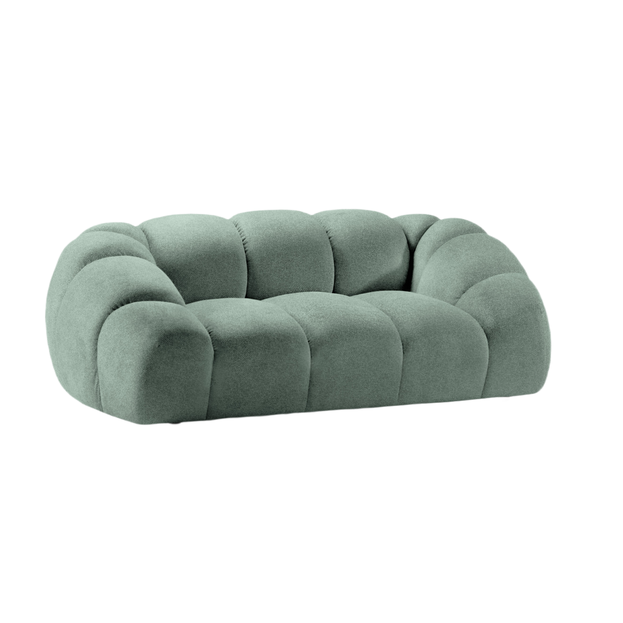 Sofa 2-osobowa DIANA miętowy szenil