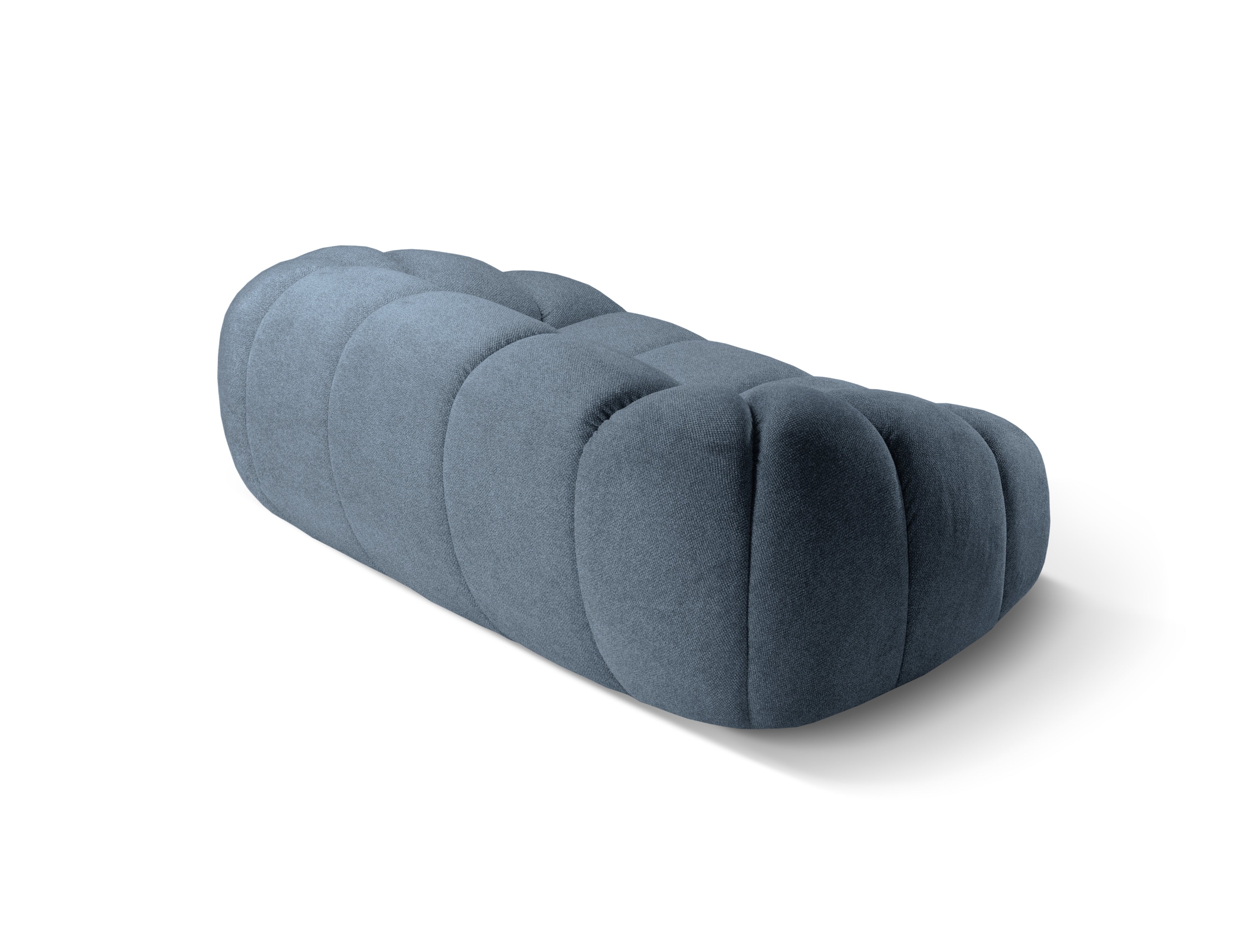 Sofa 2-Sitzer DIANA hellblaues Chenille