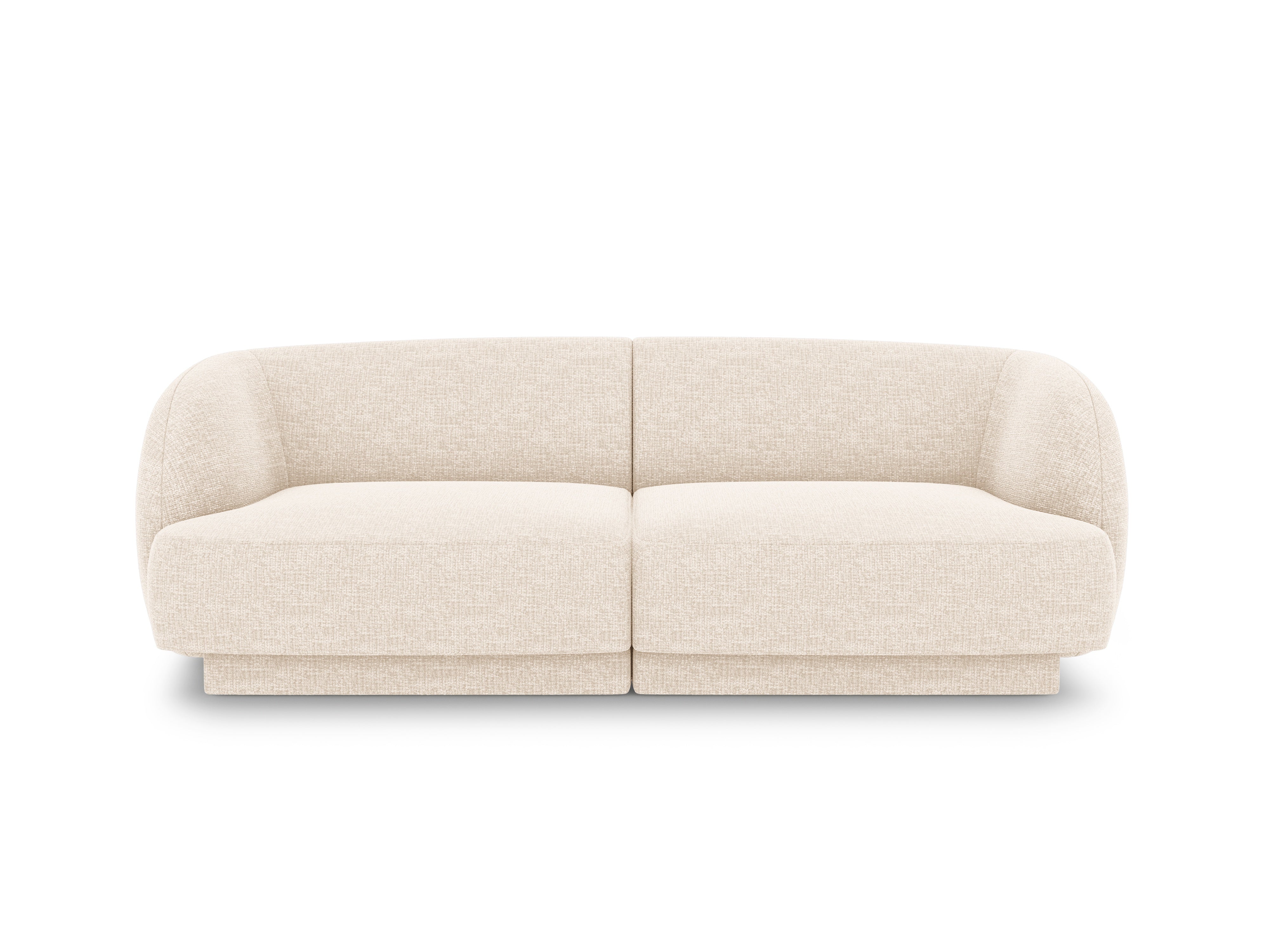 Sofa 2-osobwa MILEY kość słoniowa szenil