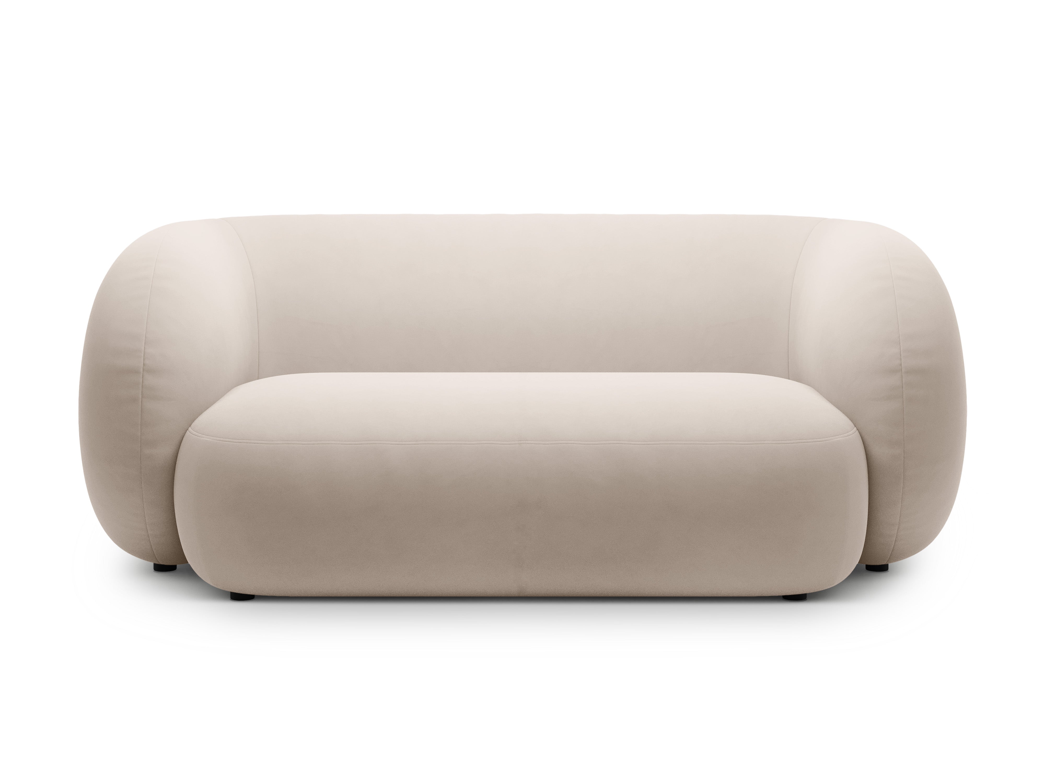 Sofa aksamitna 2-osobowa KATE beżowy