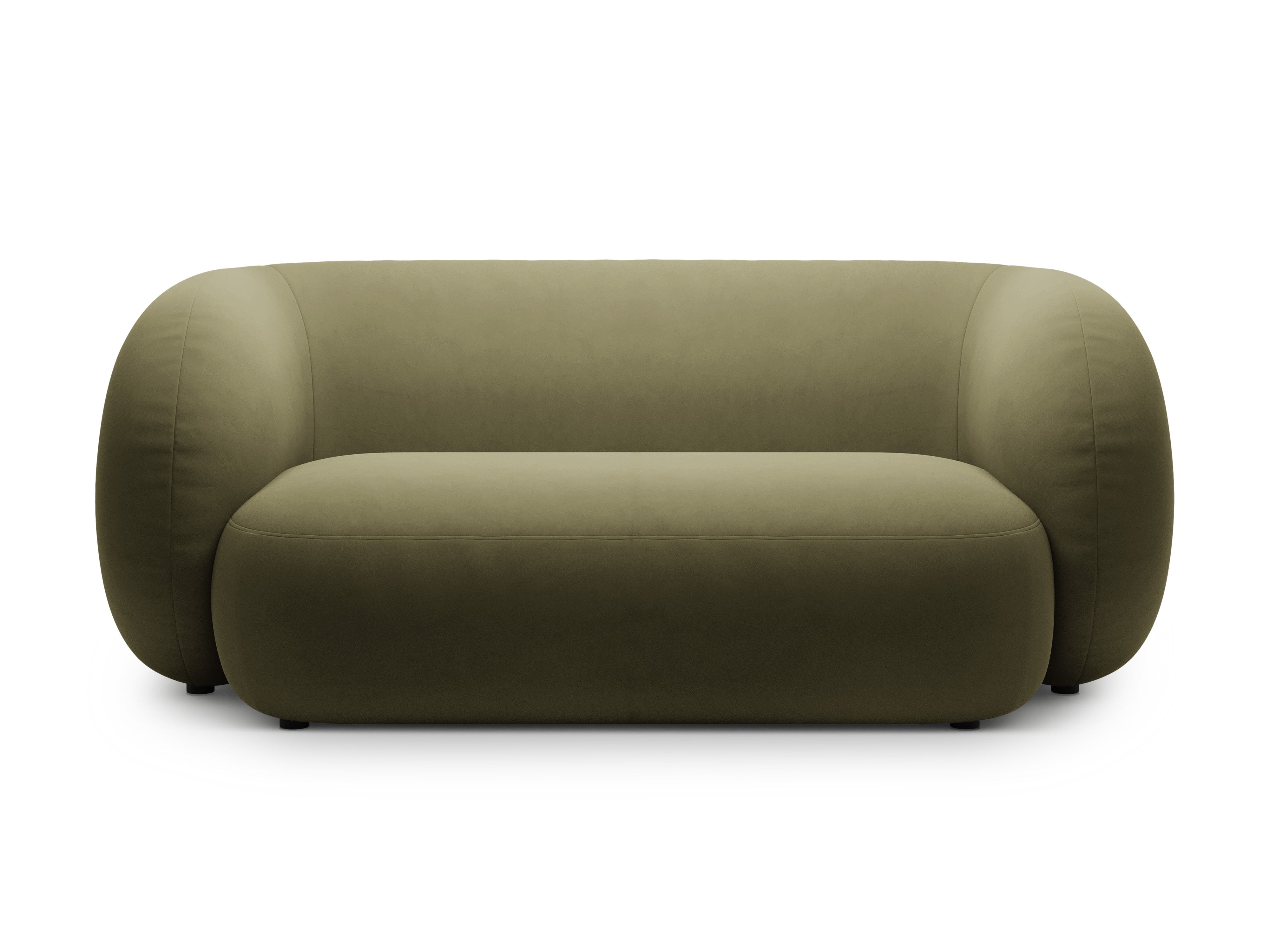 Sofa aksamitna 2-osobowa KATE zielony