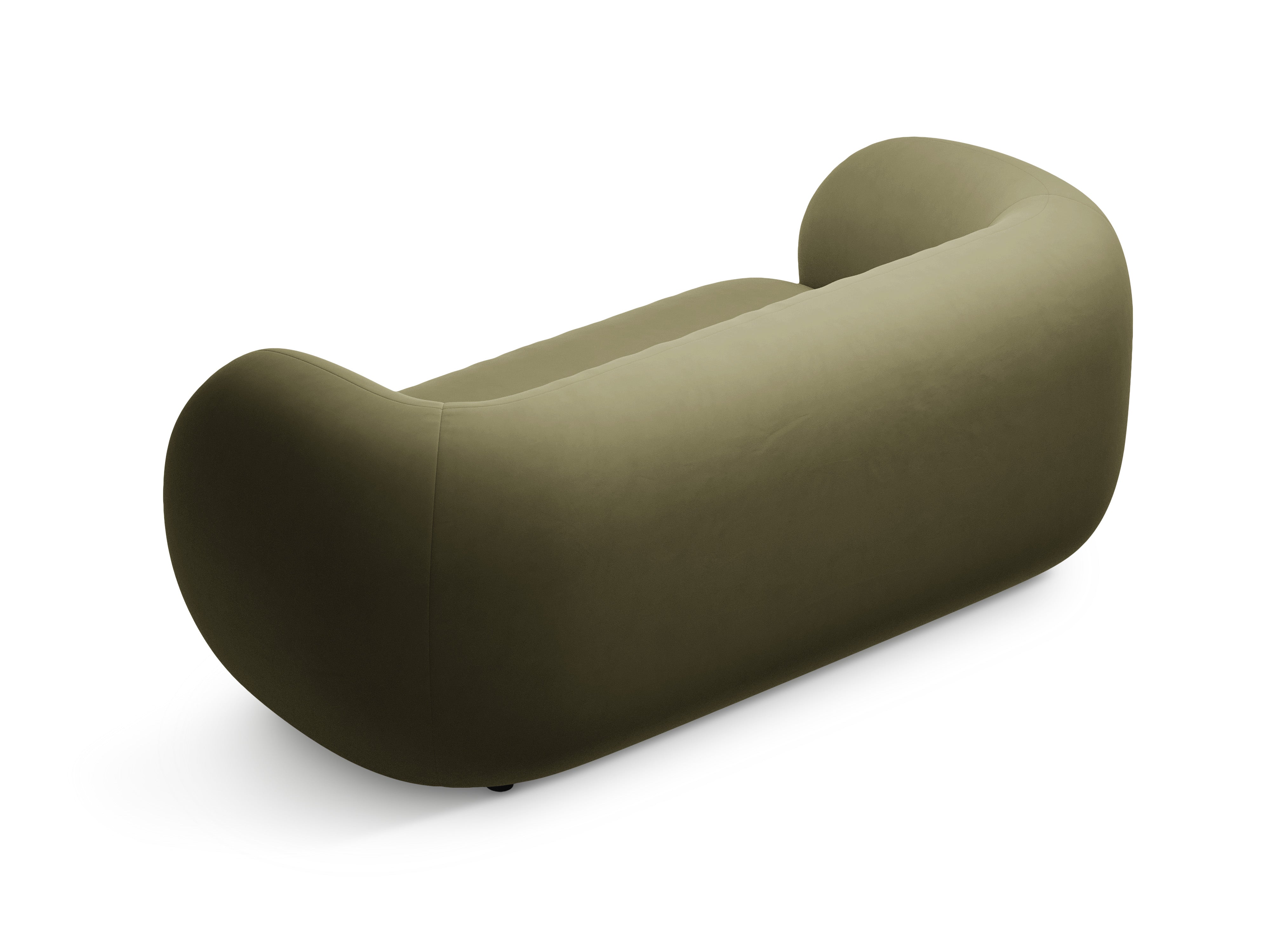 Sofa aksamitna 2-osobowa KATE zielony