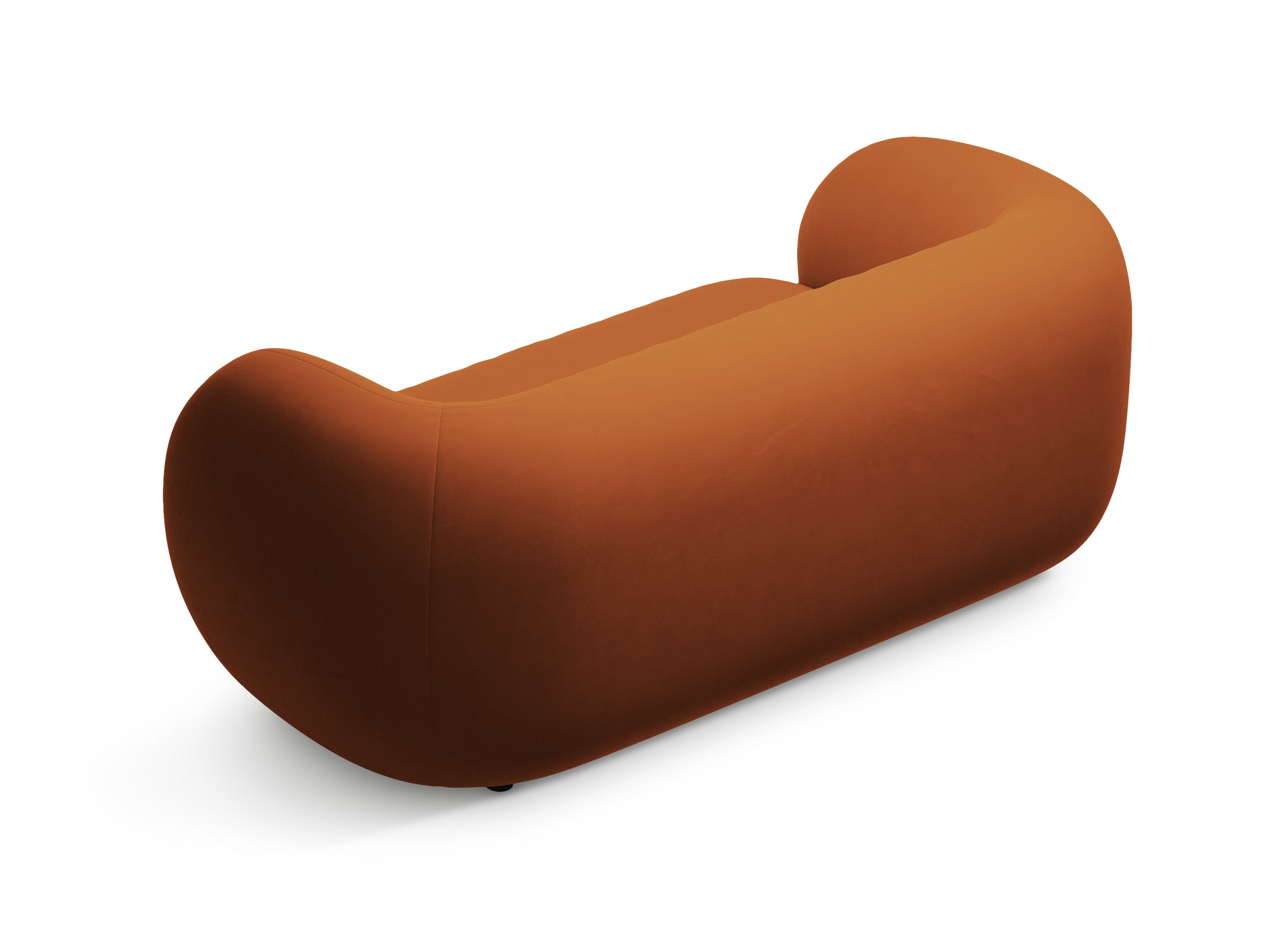Sofa aksamitna 2-osobowa KATE terracotta