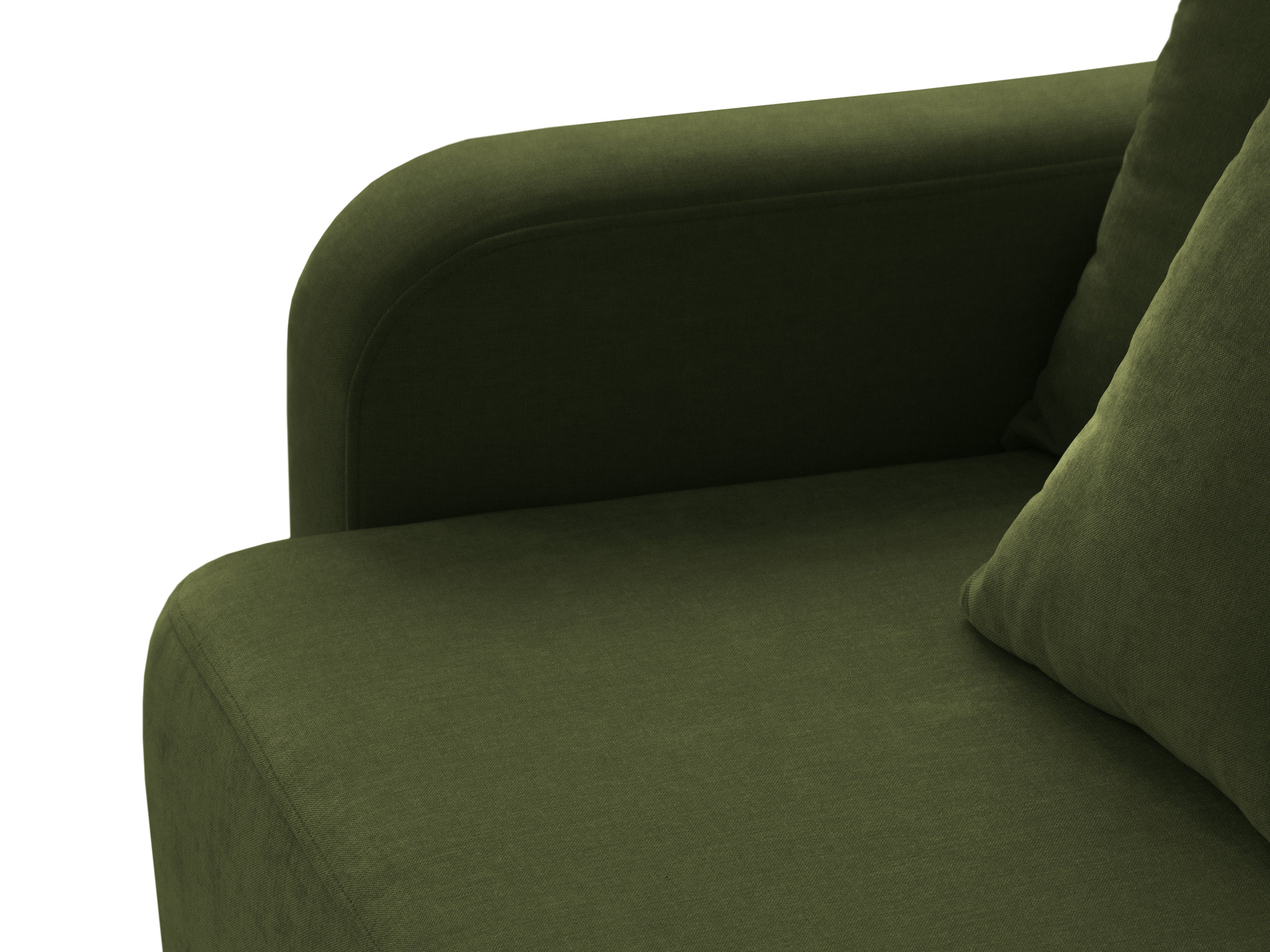 Sofa 3-osobowa z funkcją spania ELEN zielony szenil