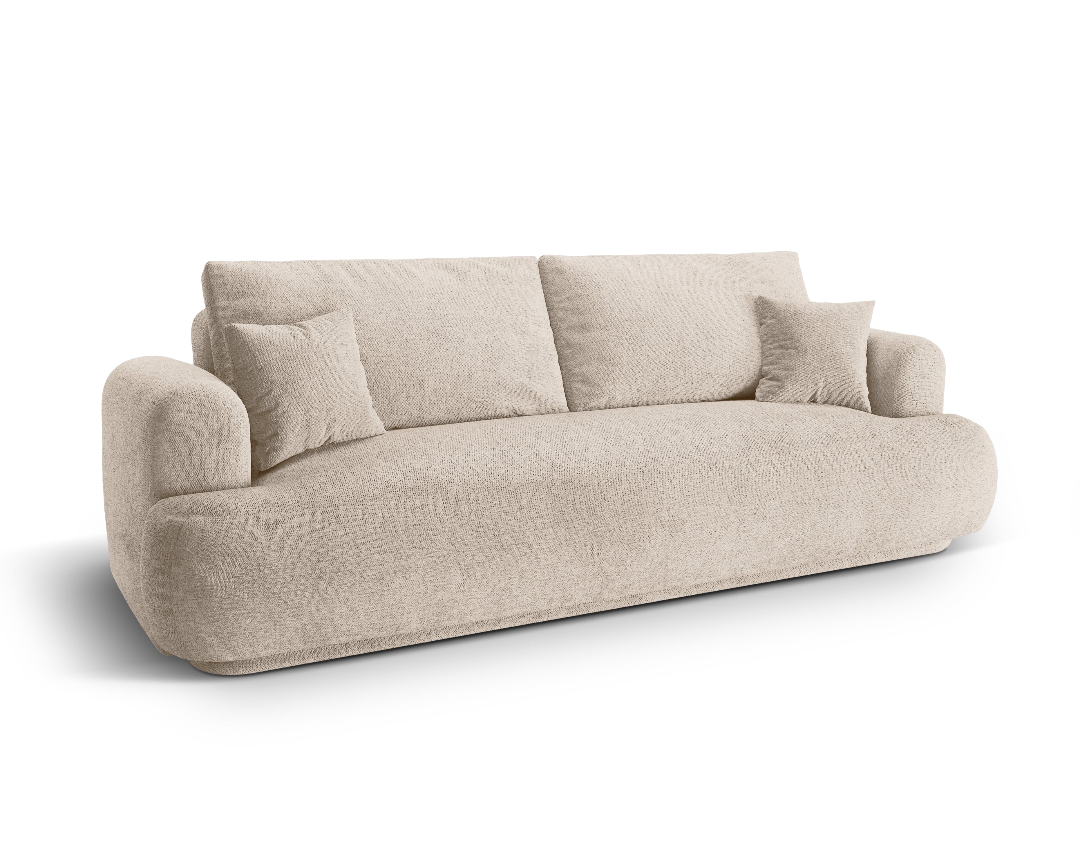 Sofa z funkcją spania ELLA piaskowy