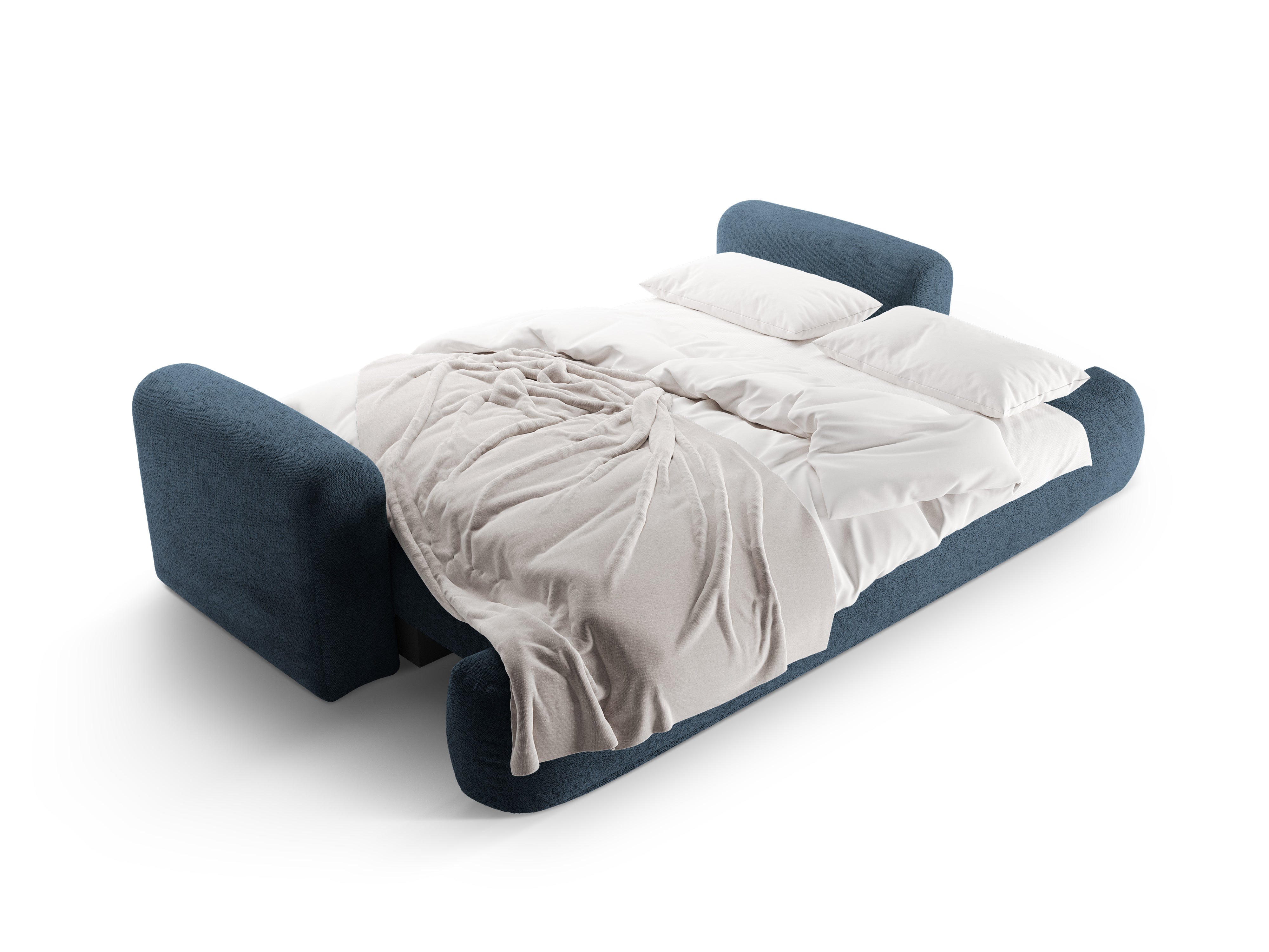 Sofa z funkcją spania ELLA ciemnoniebieski