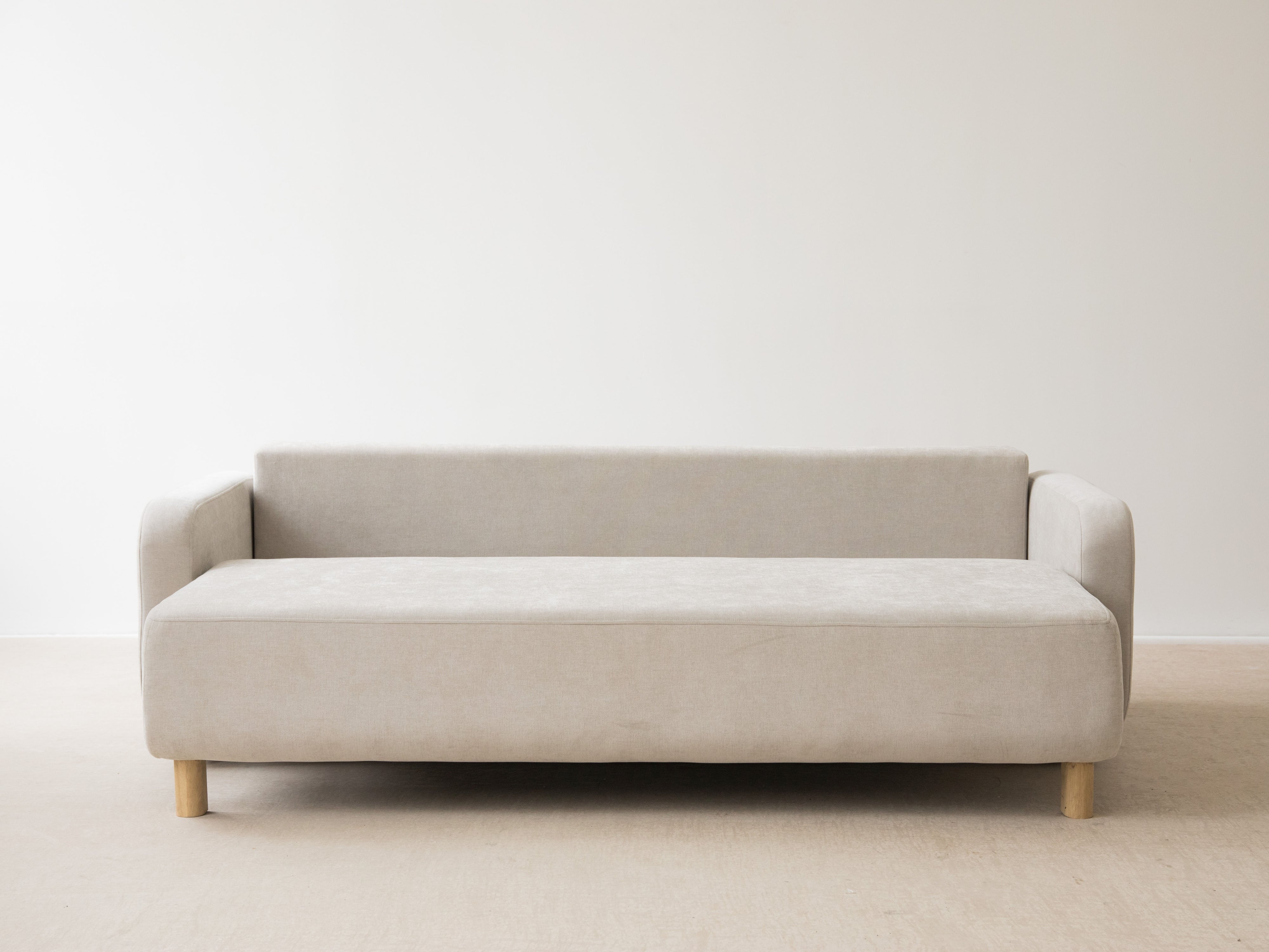 Sofa 3-osobowa z funkcją spania ELEN beżowy szenil