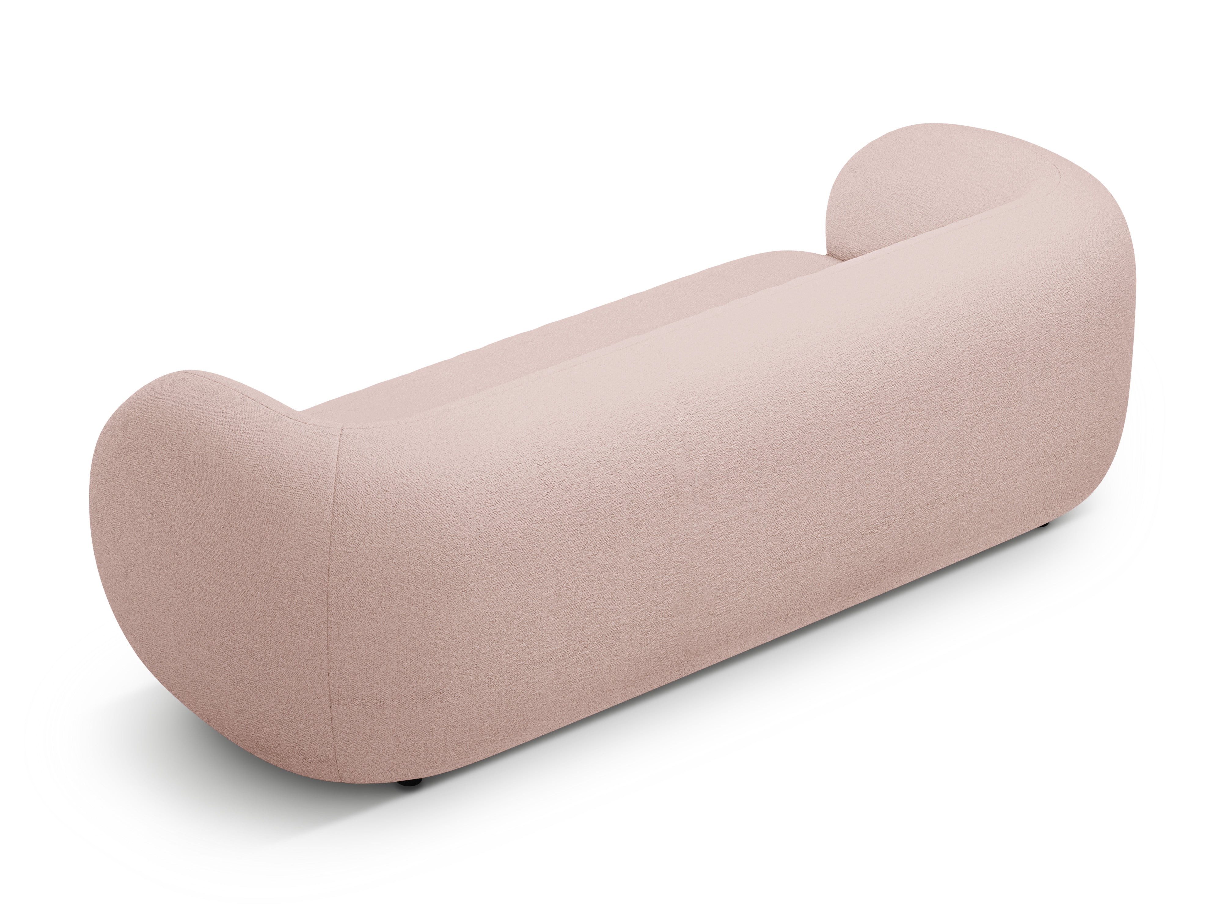 Sofa 3-osobowa KATE różowy boucle