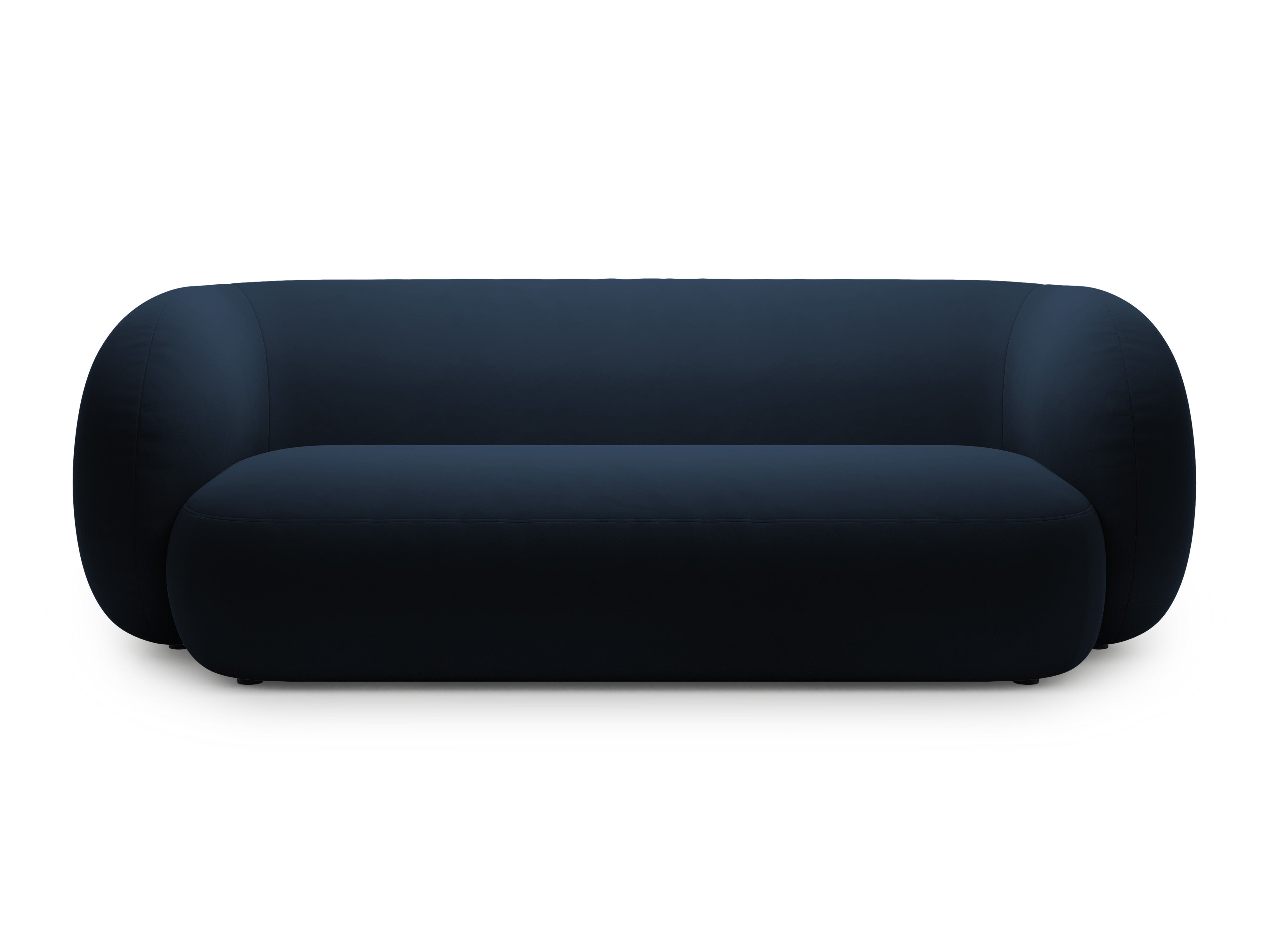 Sofa aksamitna 3-osobowa KATE granat królewski