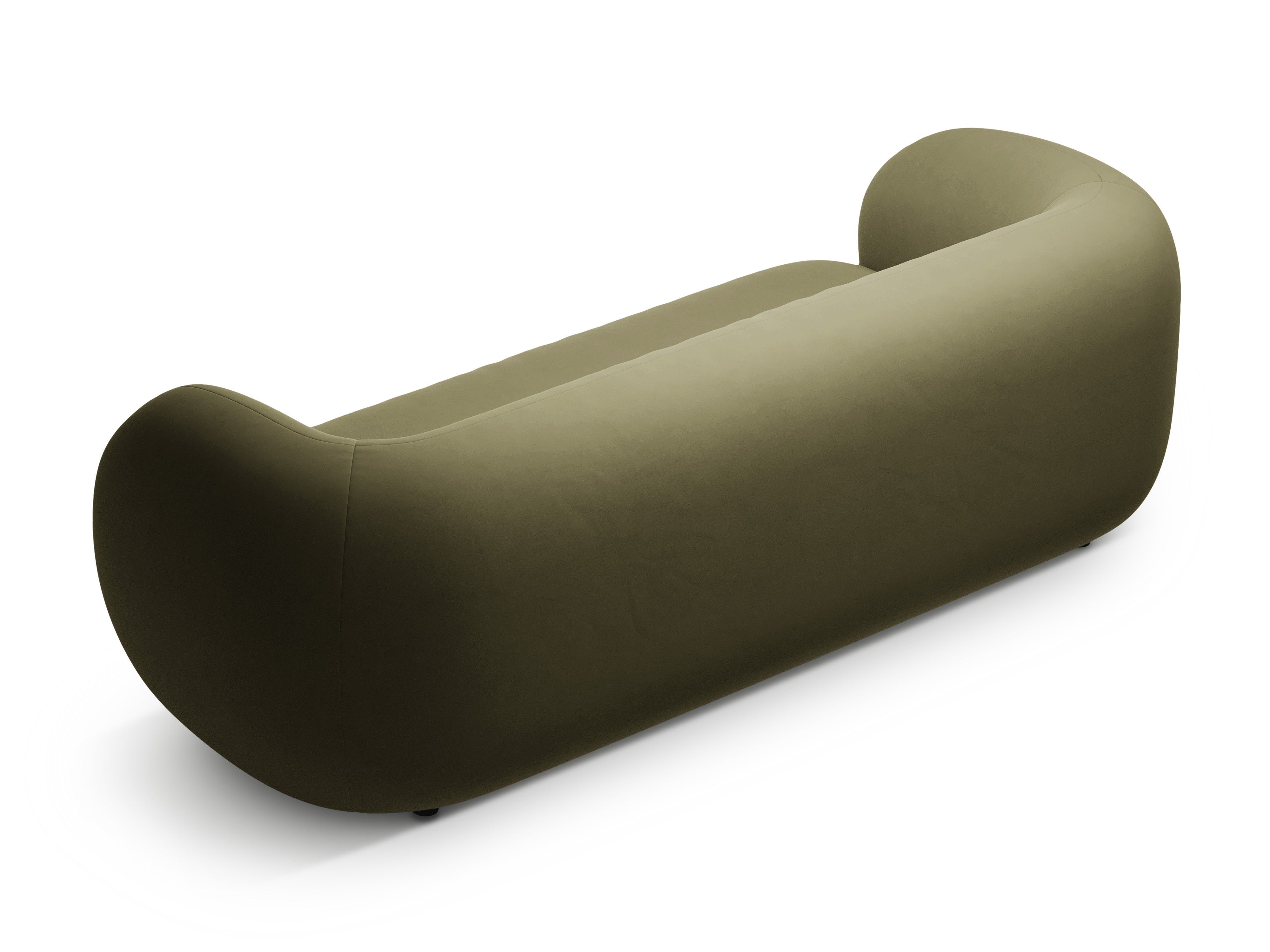 Sofa aksamitna 3-osobowa KATE zielony