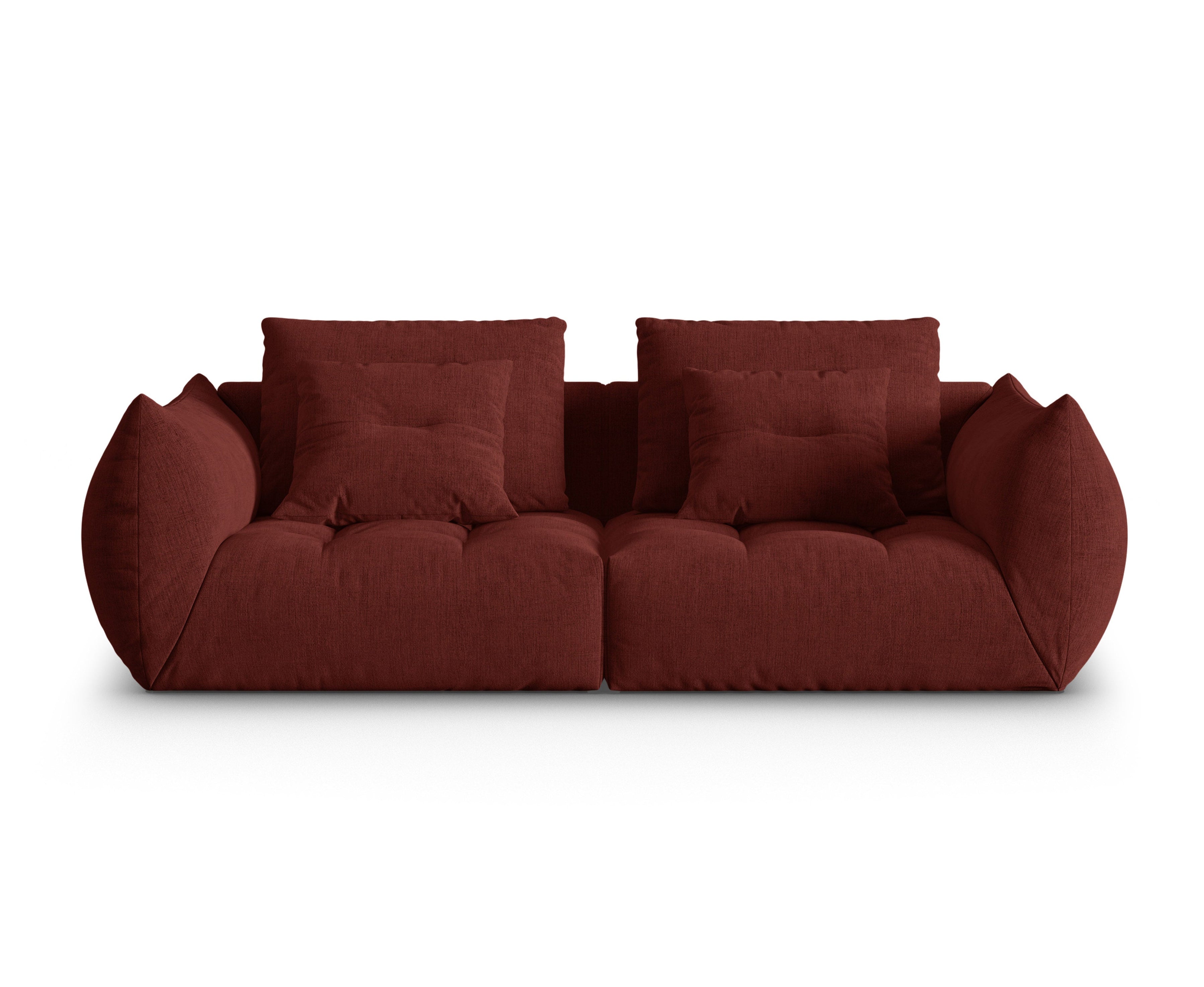 Sofa 3-osobowa BLOOM bordowy