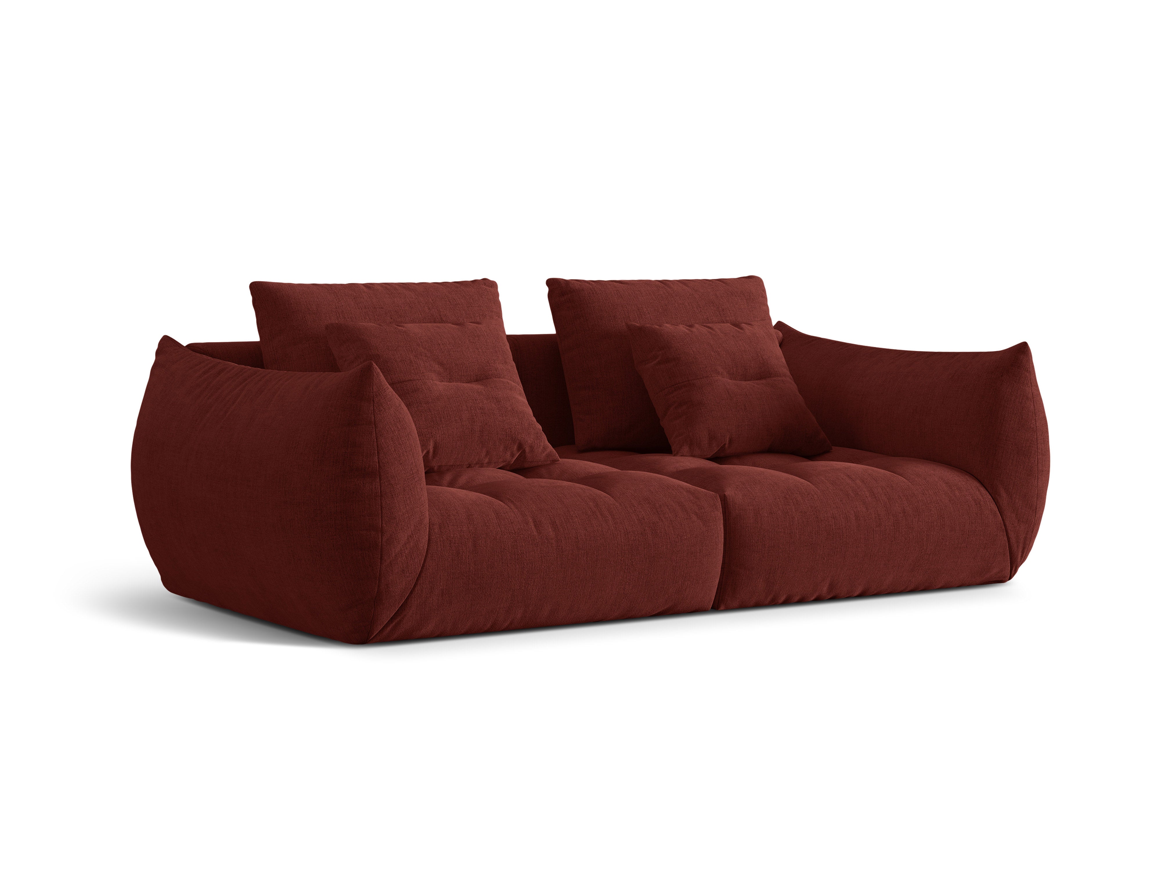 Sofa 3-osobowa BLOOM bordowy