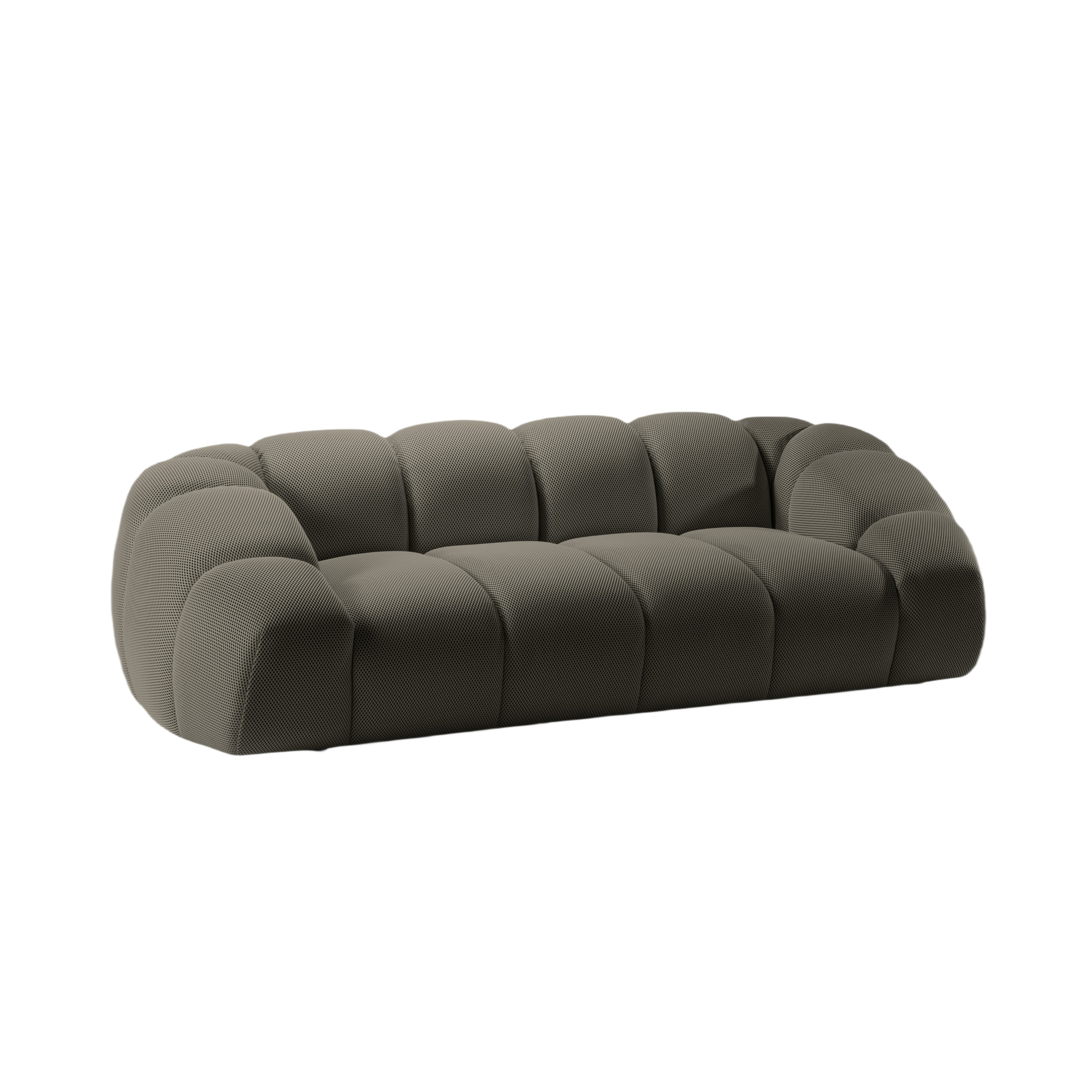 2.5-seater Sofa DIANA steel
