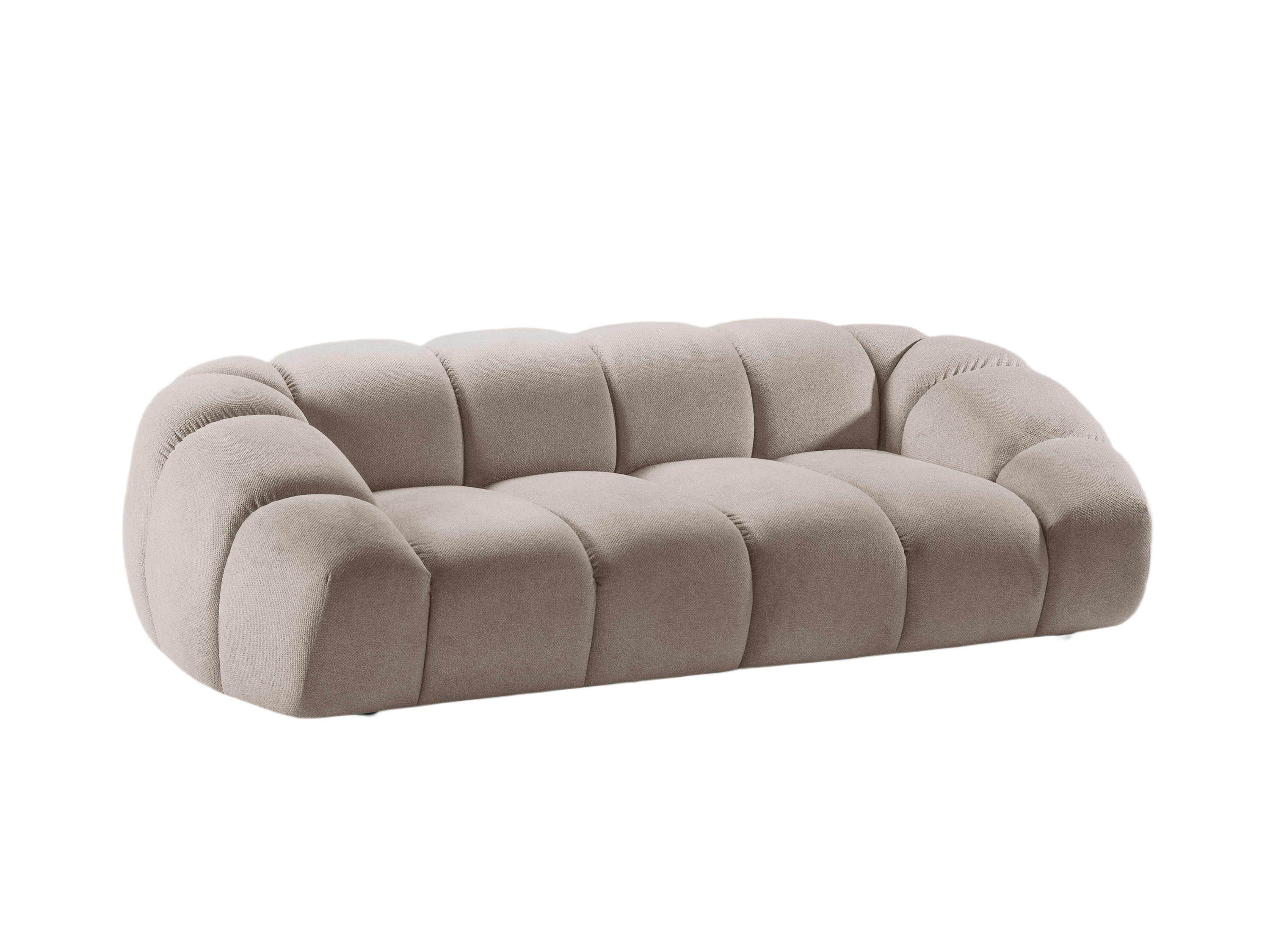 Sofa 2,5-osobowa DIANA ciemnobeżowy szenil