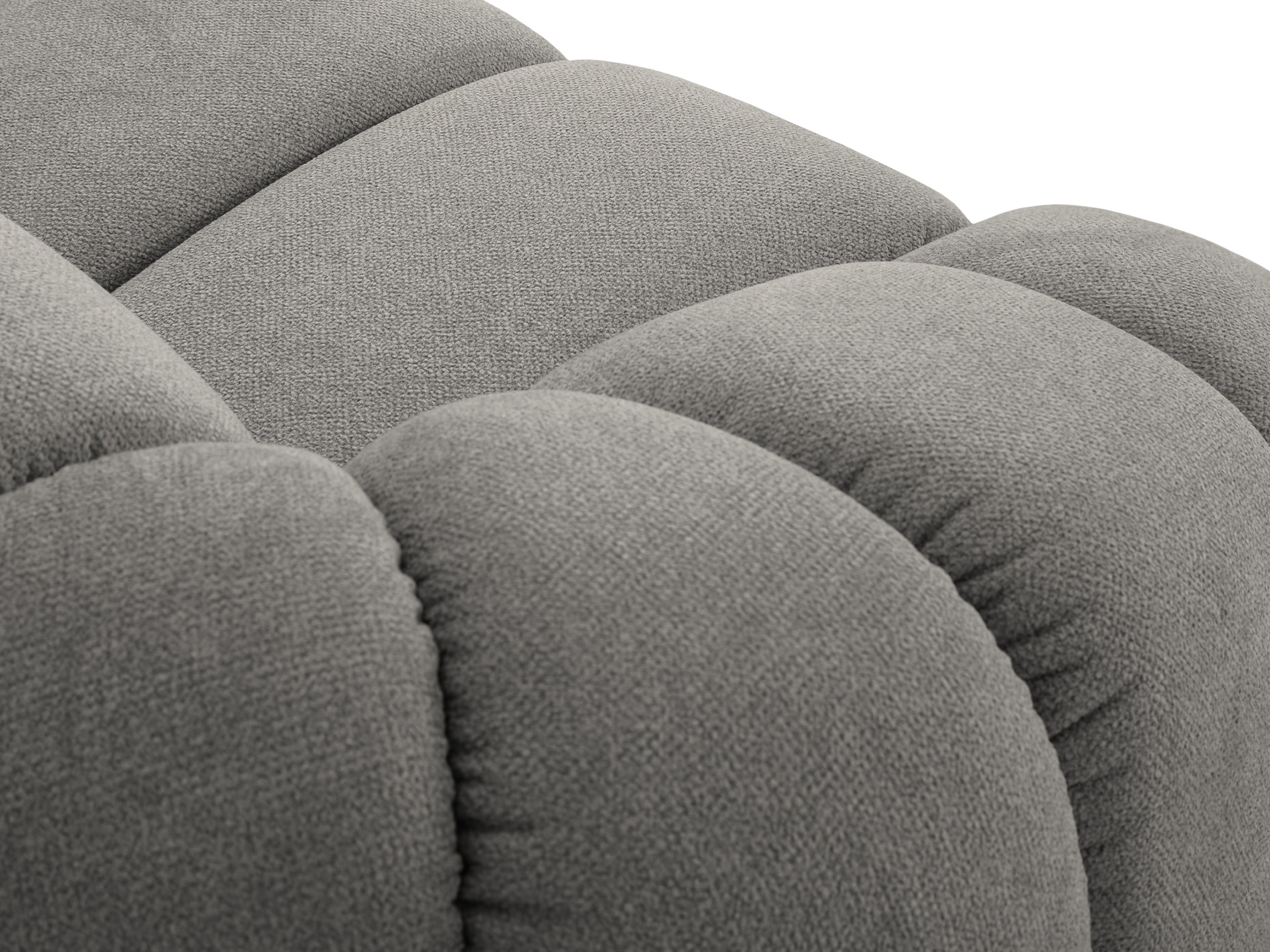 2.5-seater Sofa DIANA light gray chenille