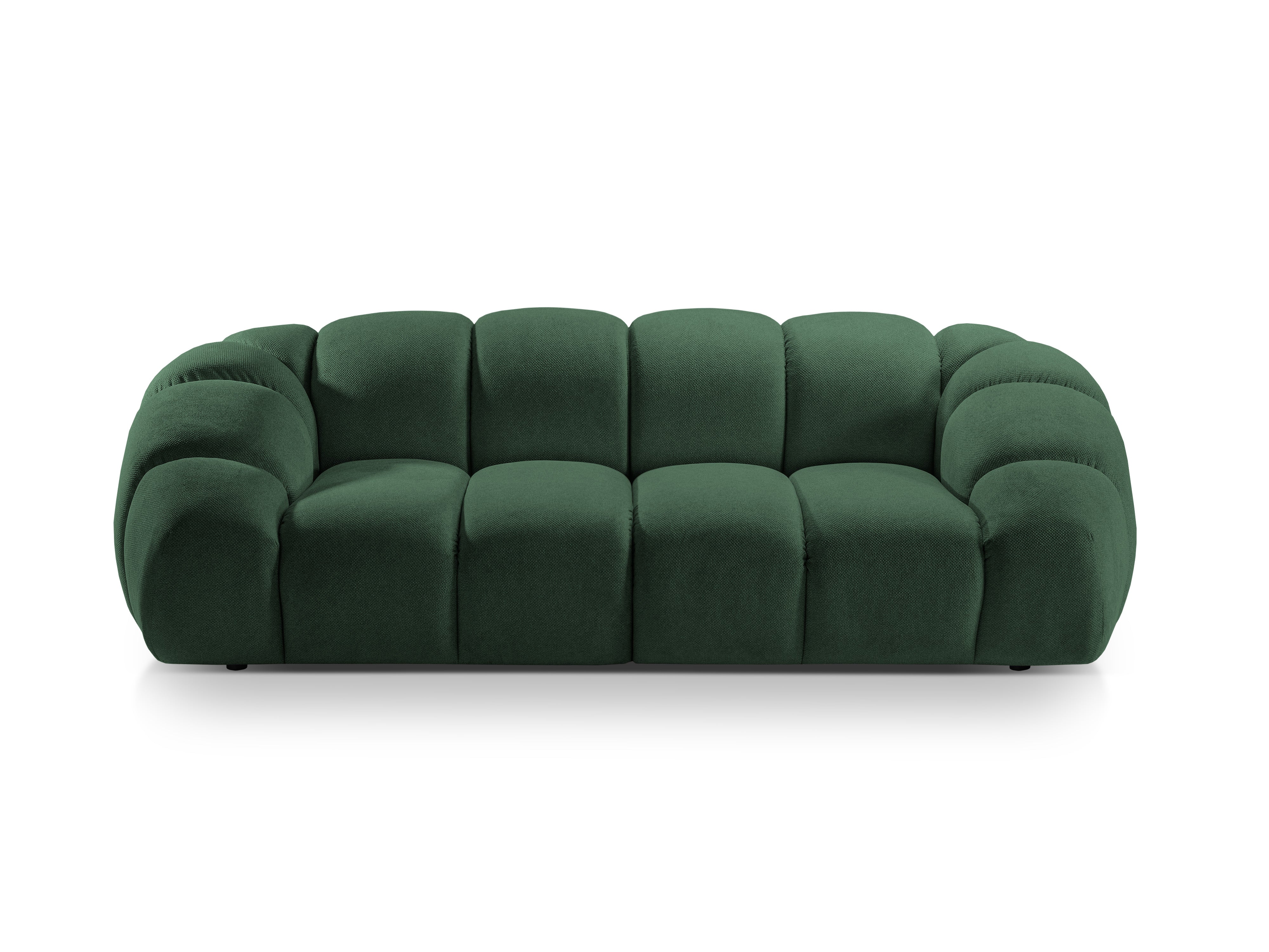 2.5-seater Sofa DIANA dark green chenille