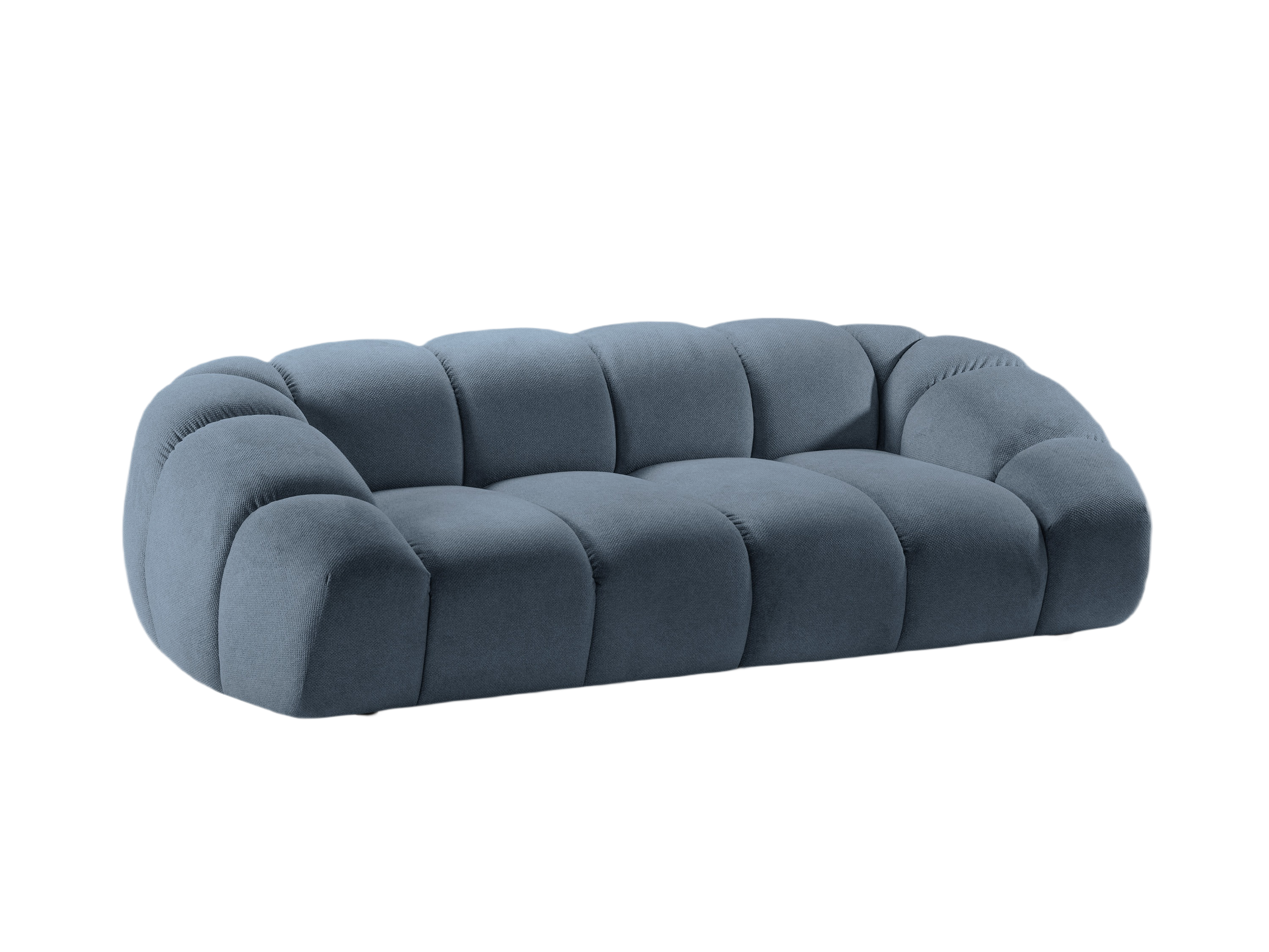 2.5-seater Sofa DIANA light blue chenille