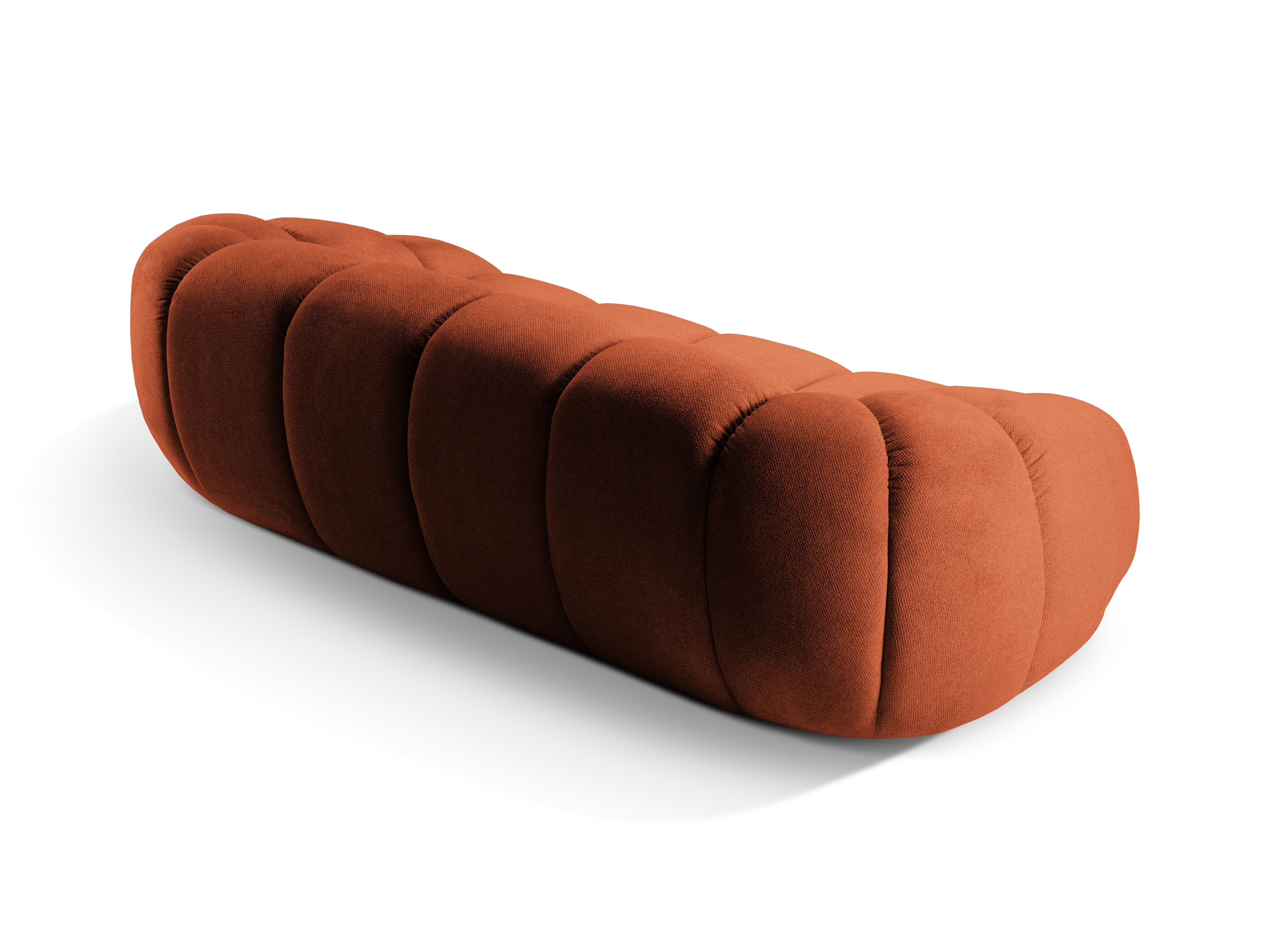 2.5-seater Sofa DIANA terracotta chenille