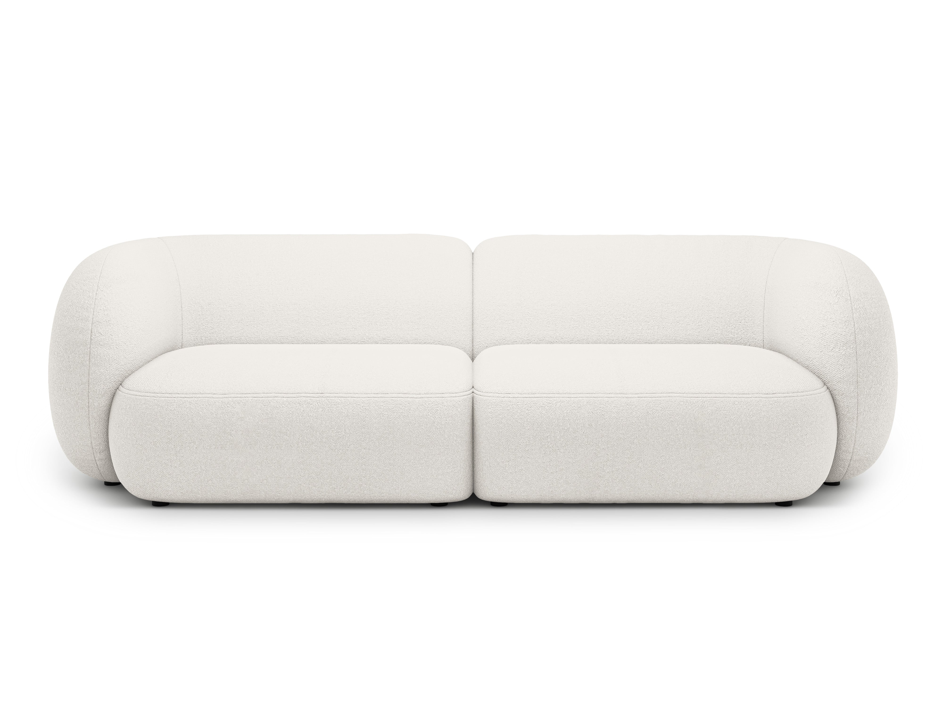 Sofa 4-osobowa KATE biały boucle