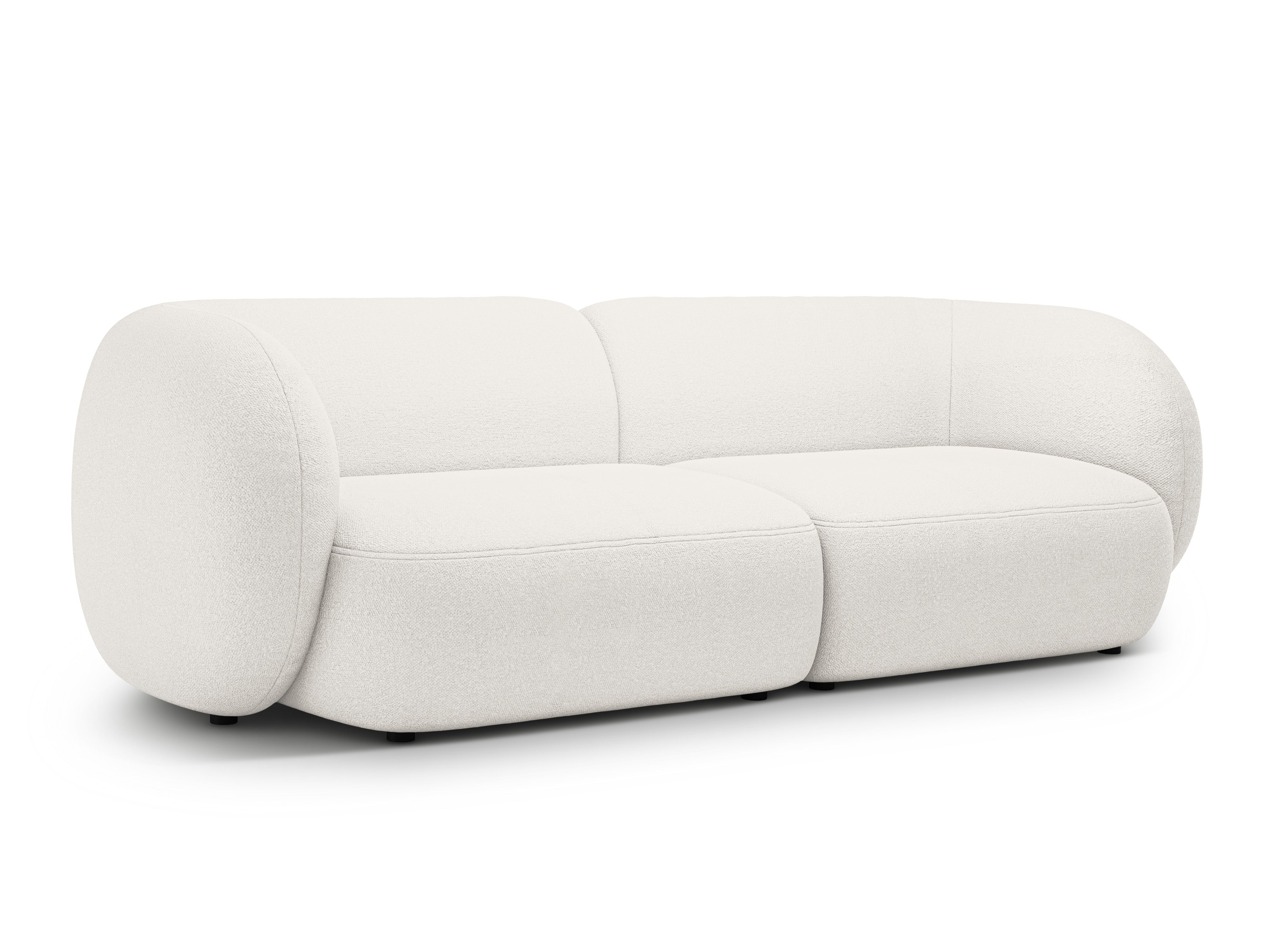 Sofa 4-osobowa KATE biały boucle