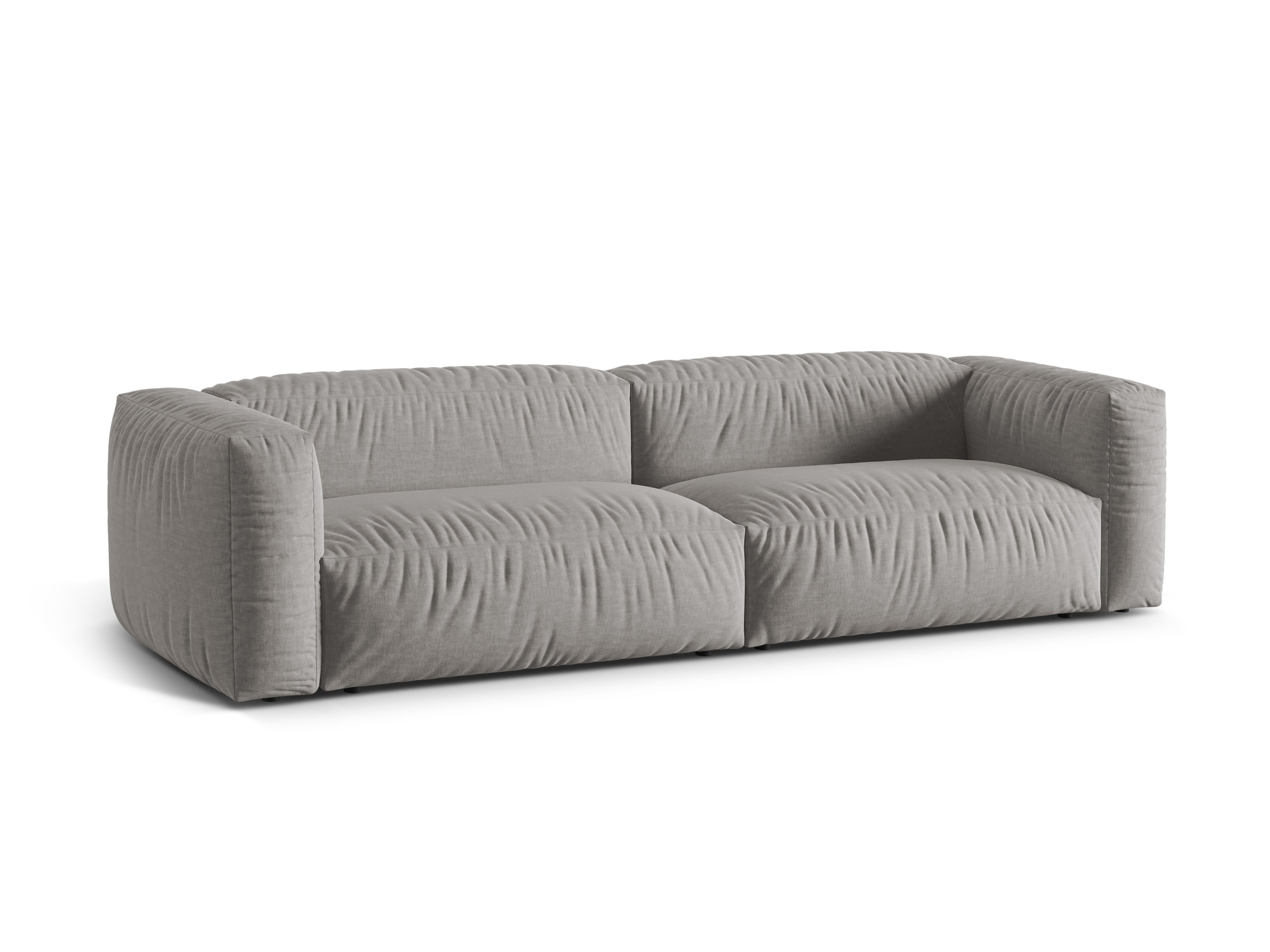 4-Personen-Sofa Martina Jasnoszary