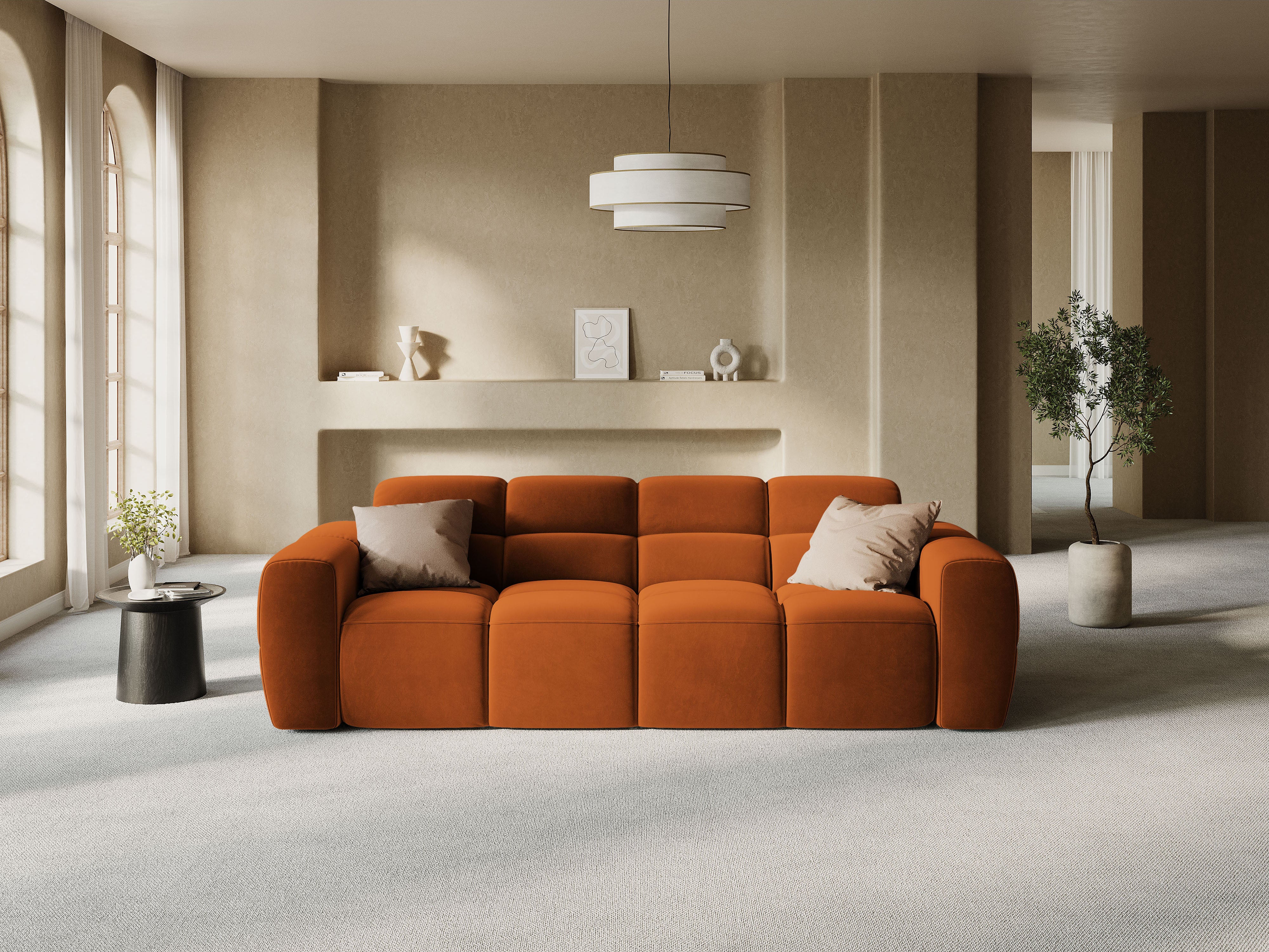 Sofa 4-osobowa LISA terracotta szenil