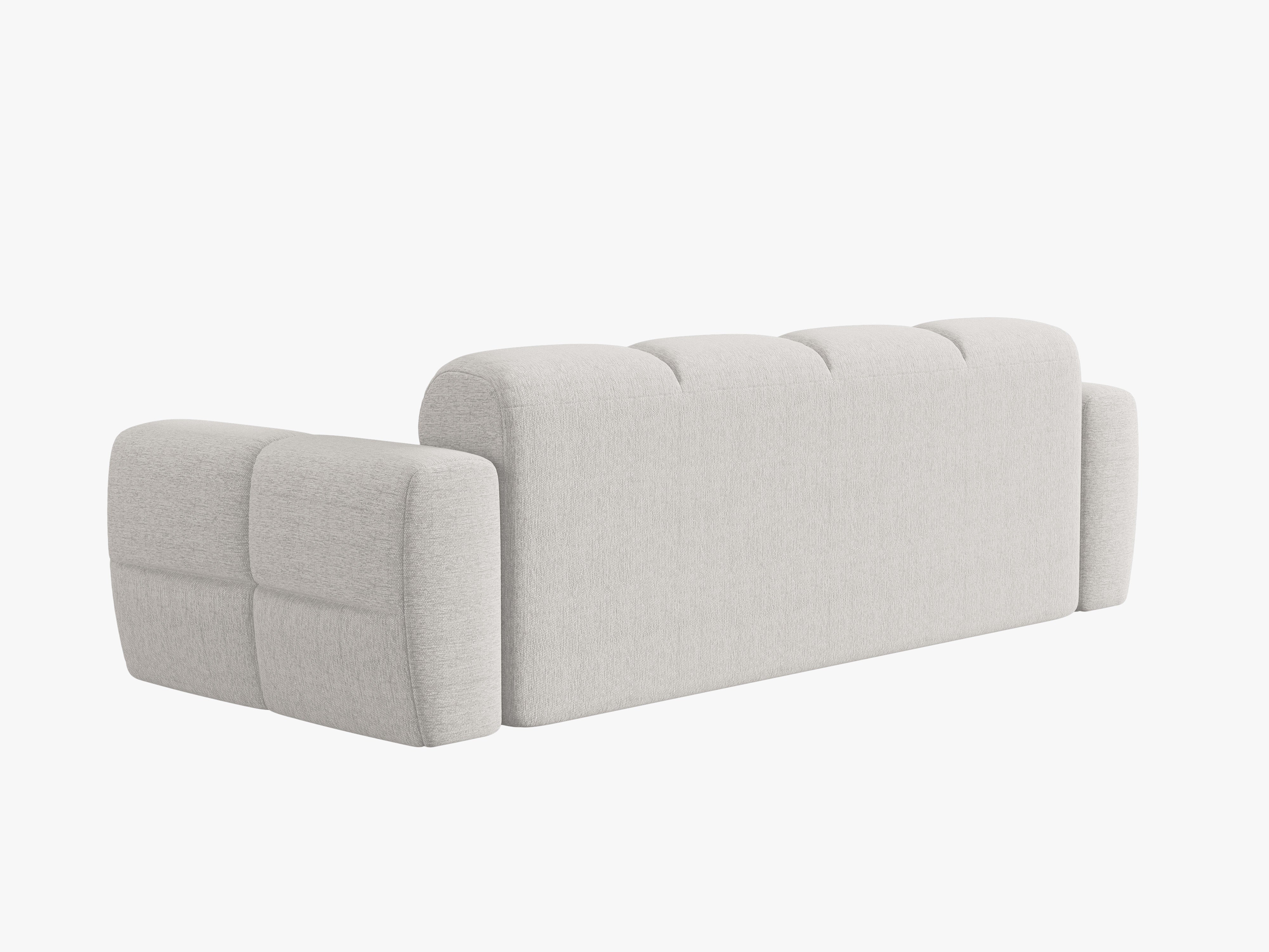 Sofa 4-osobowa LISA jasnoszary szenil
