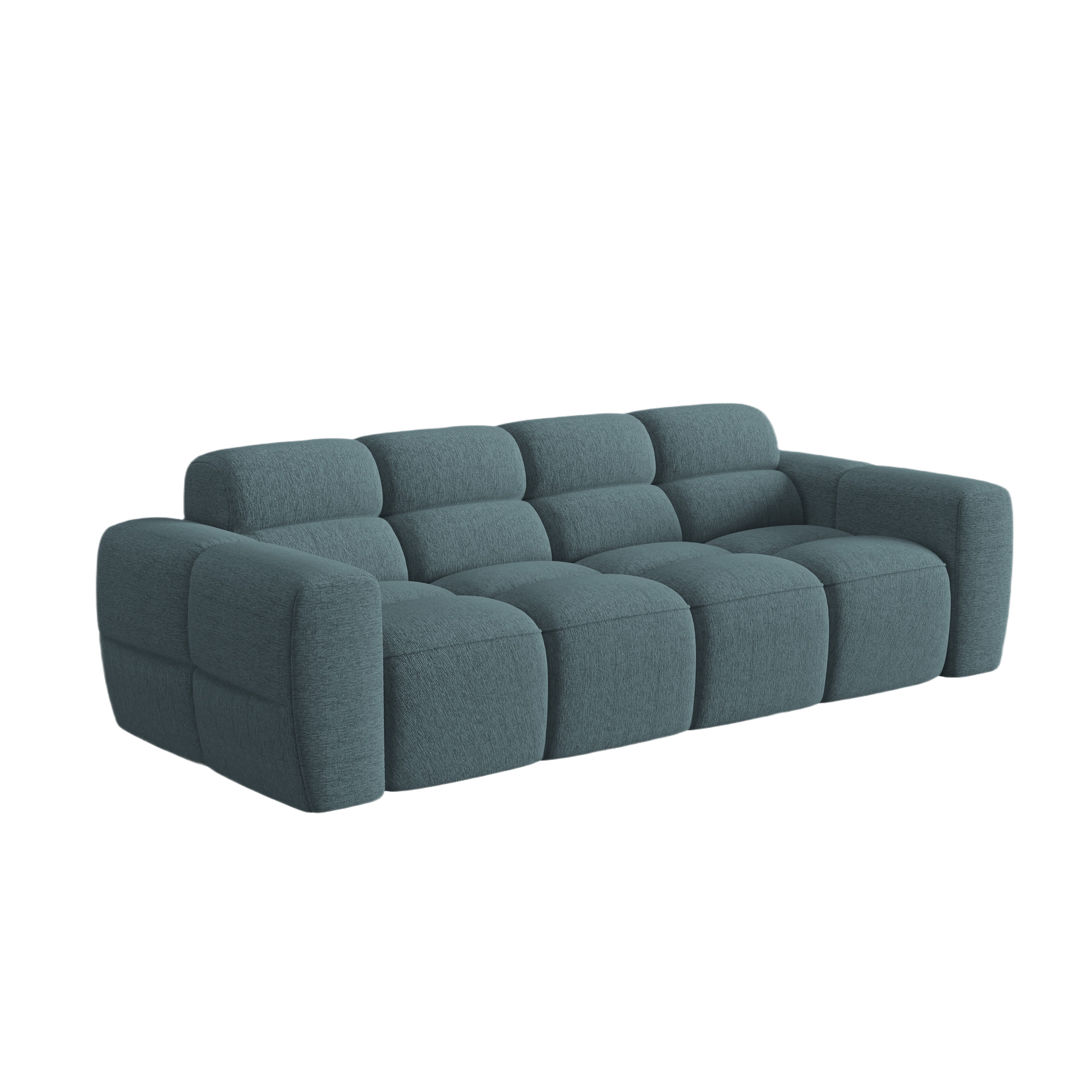Sofa 4-osobowa LISA jasnoniebieski szenil