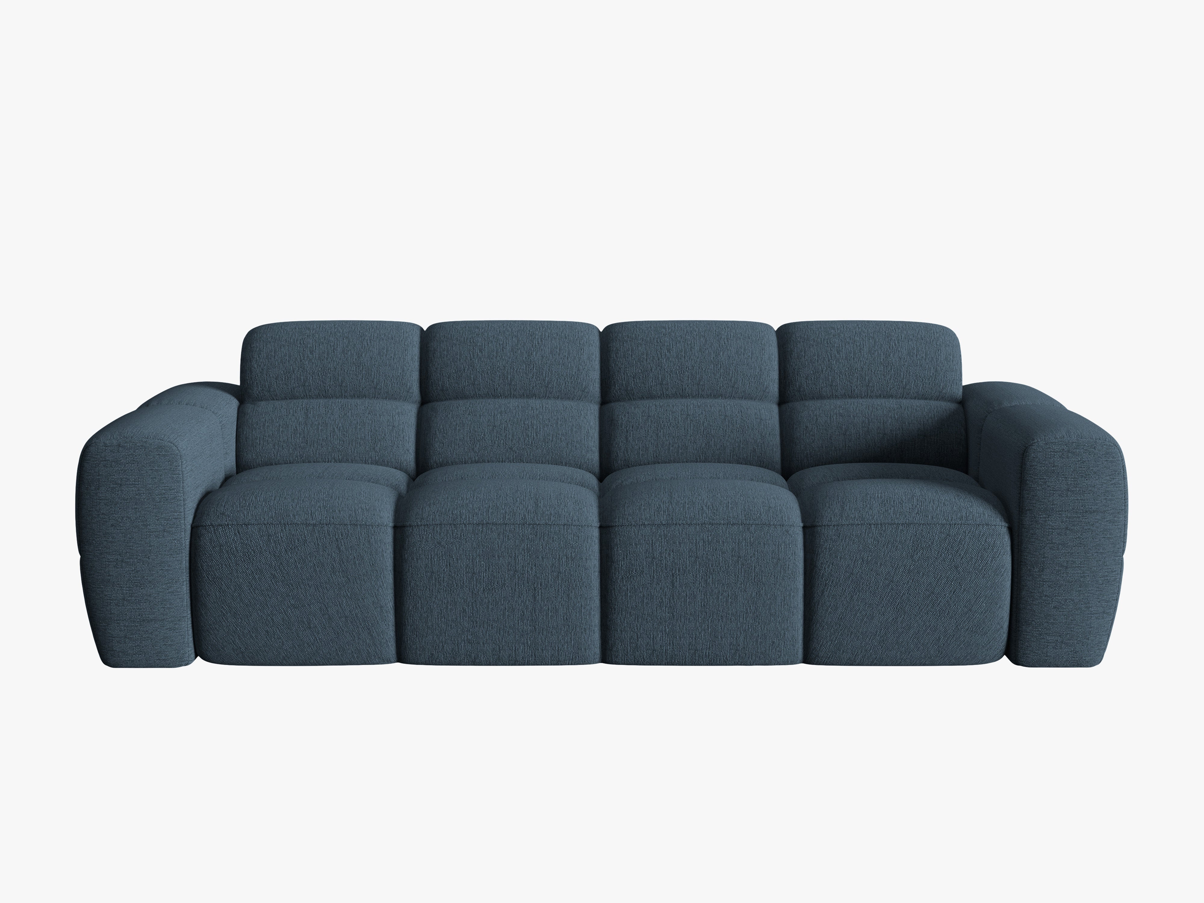 Sofa 4-osobowa LISA ciemnoniebieski szenil