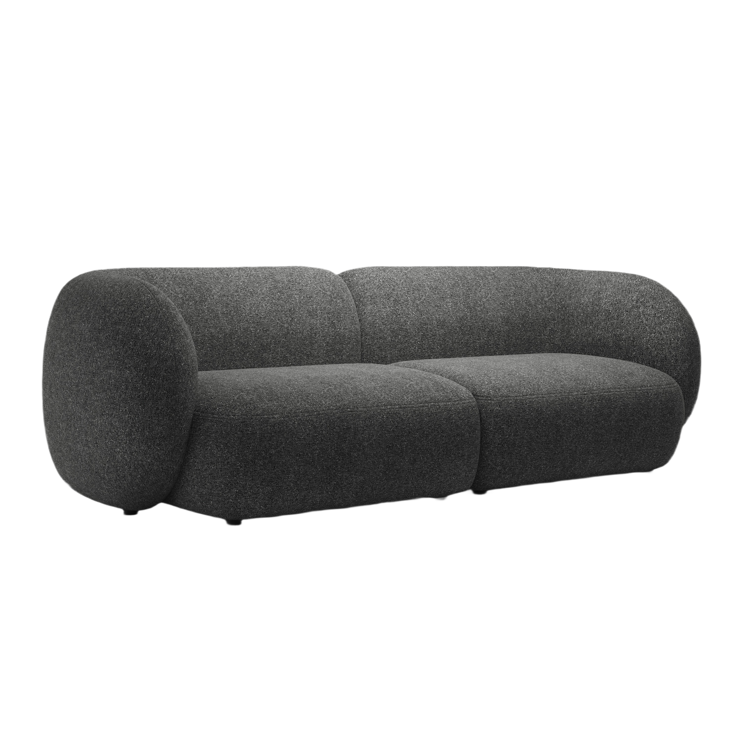 Sofa 4-osobowa KATE ciemnoszary melanż
