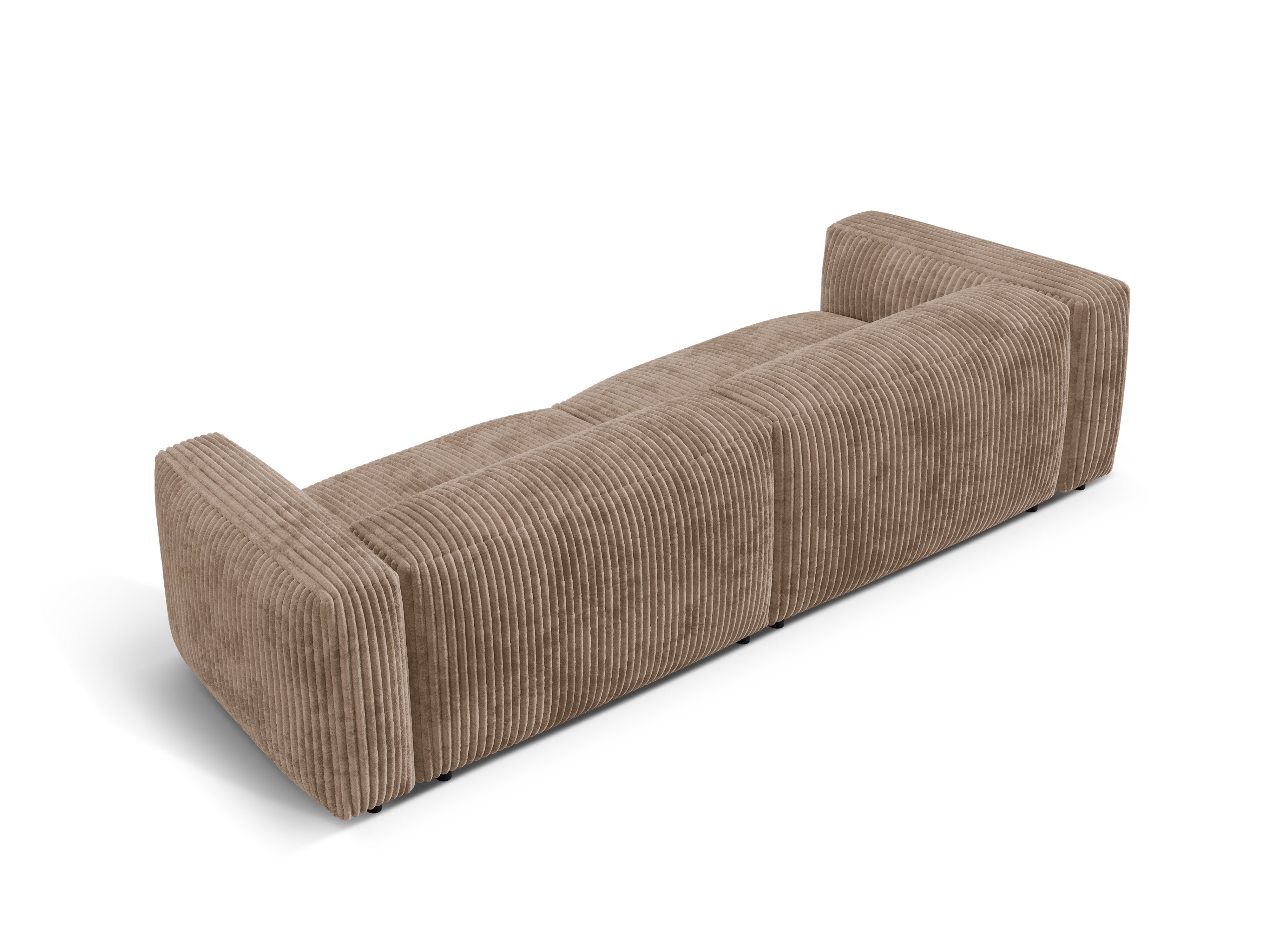 Martina 4-person sofa dark-tone corduroy