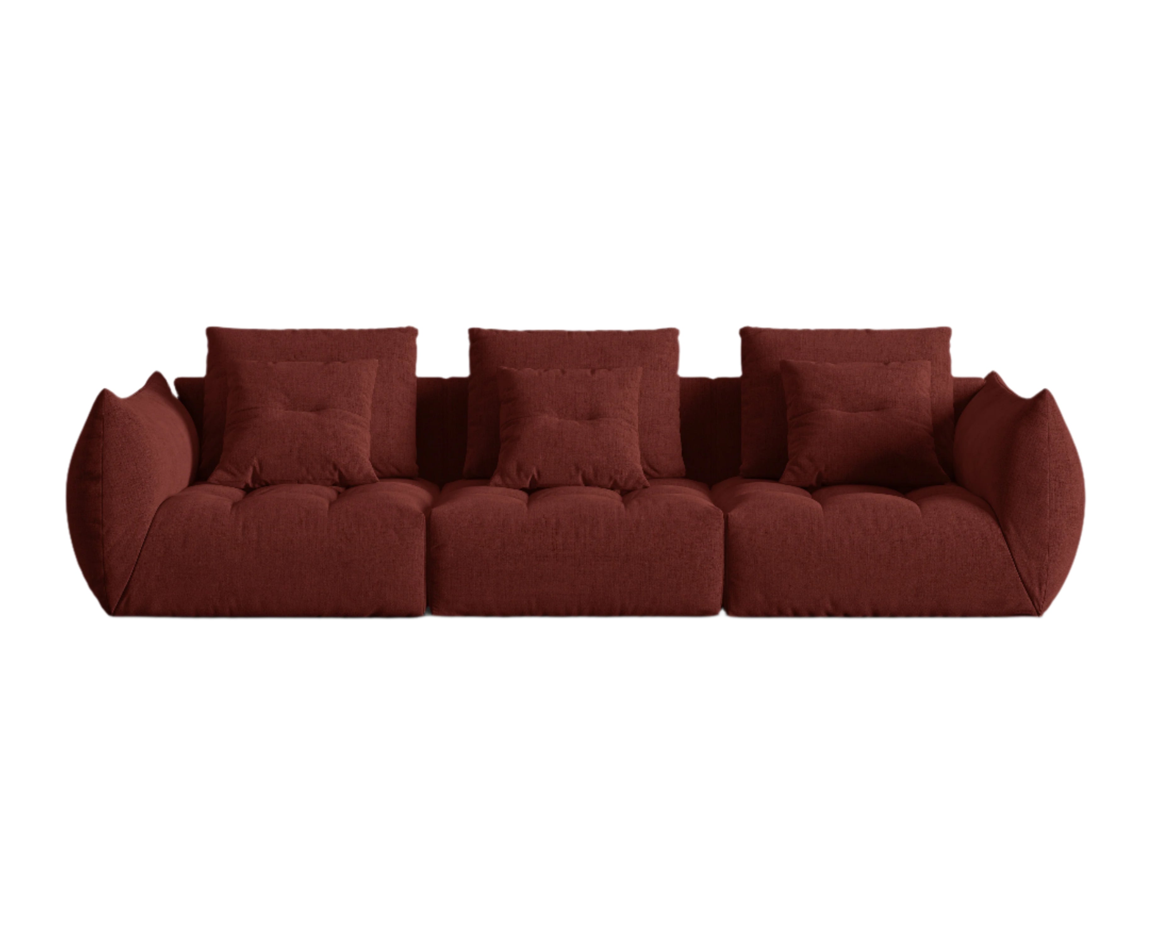 Sofa 4-osobowa BLOOM bordowy