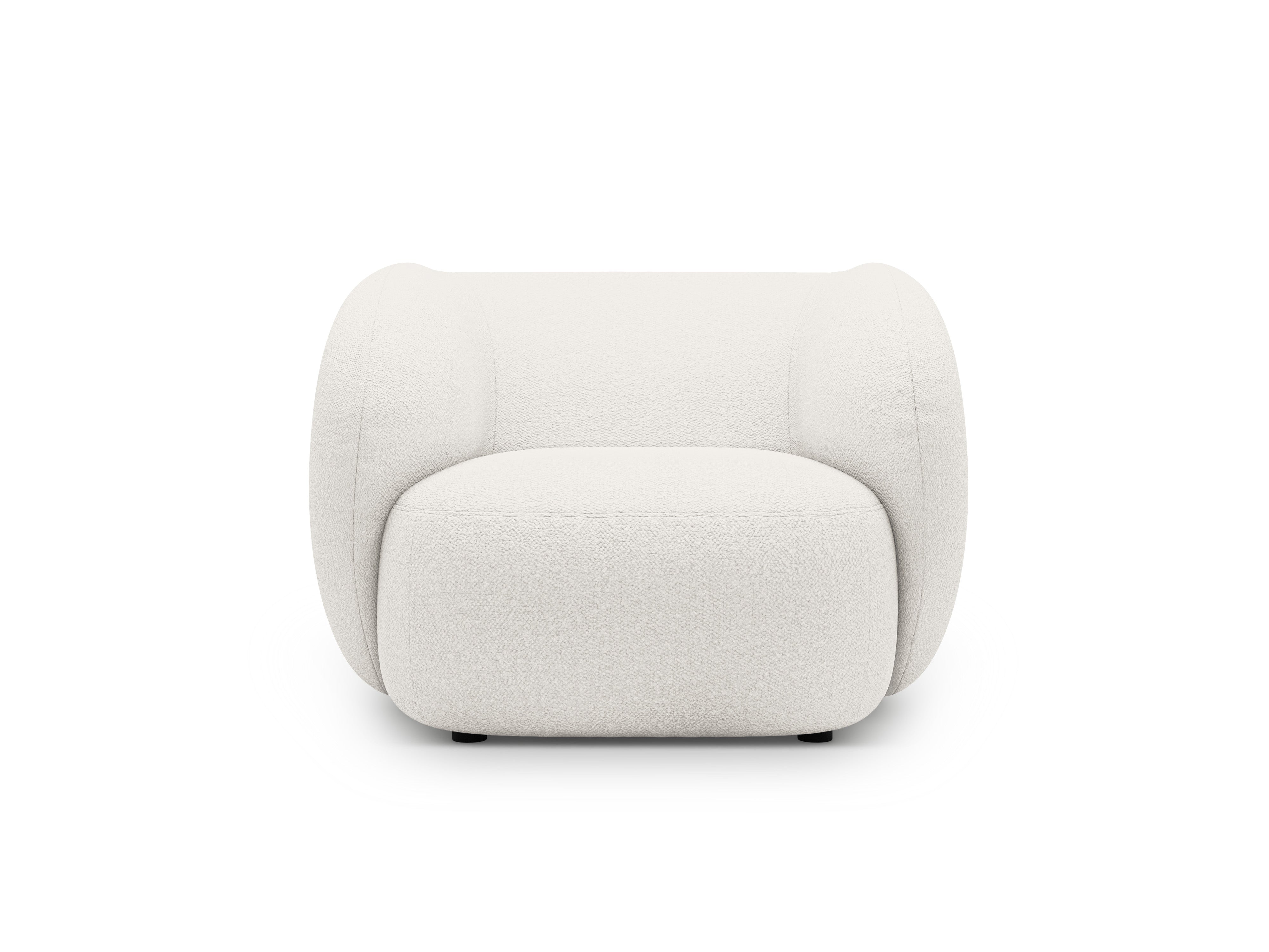 Sessel KATE weiß Boucle