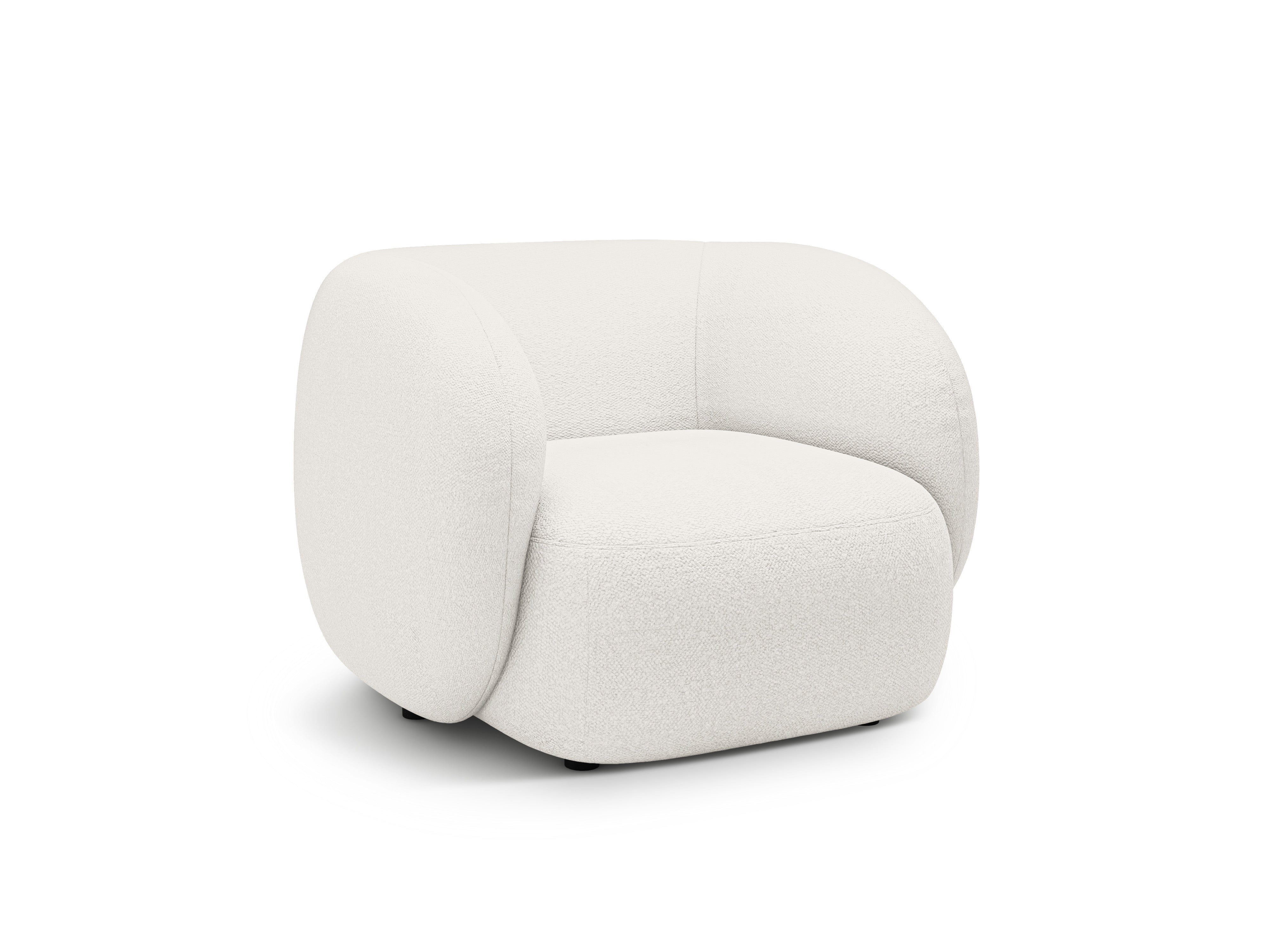 Sessel KATE weiß Boucle