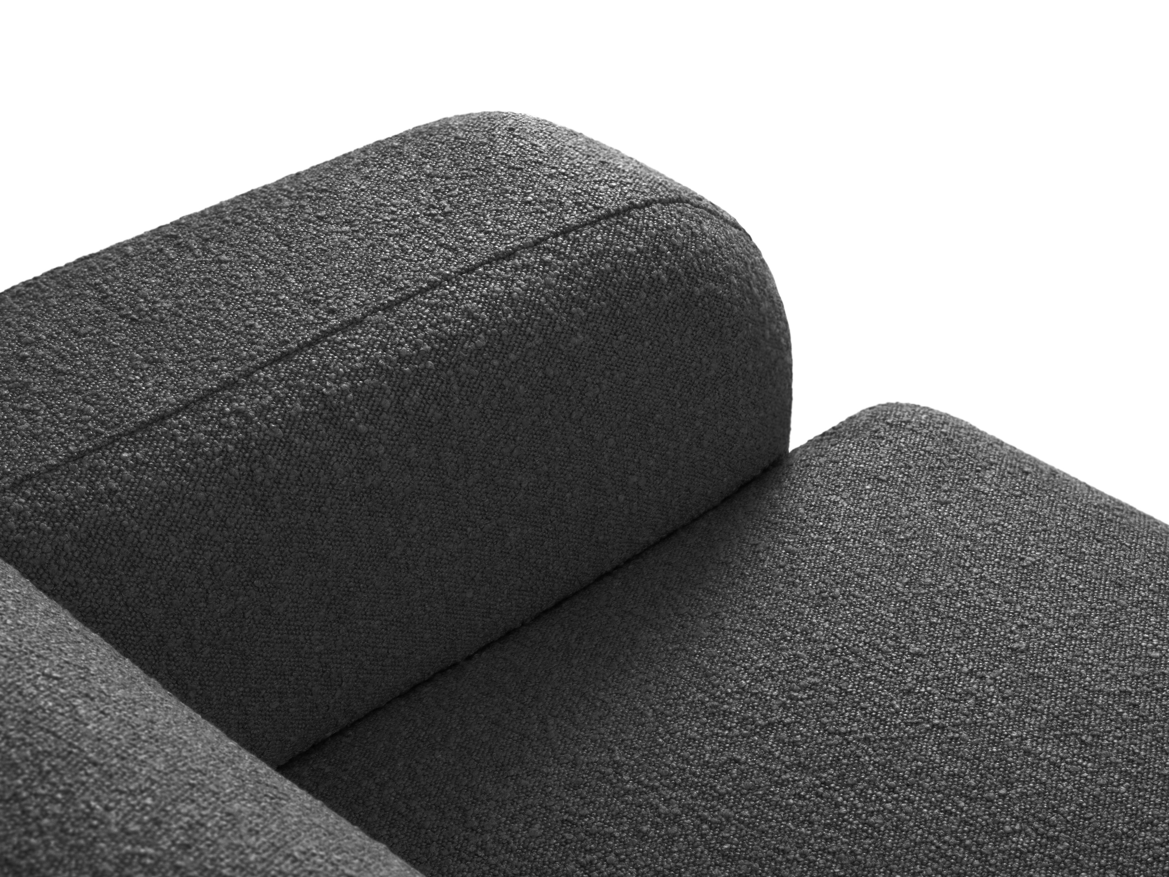 Fotel w tkaninie boucle MOLINO ciemnoszary Micadoni Eye on Design