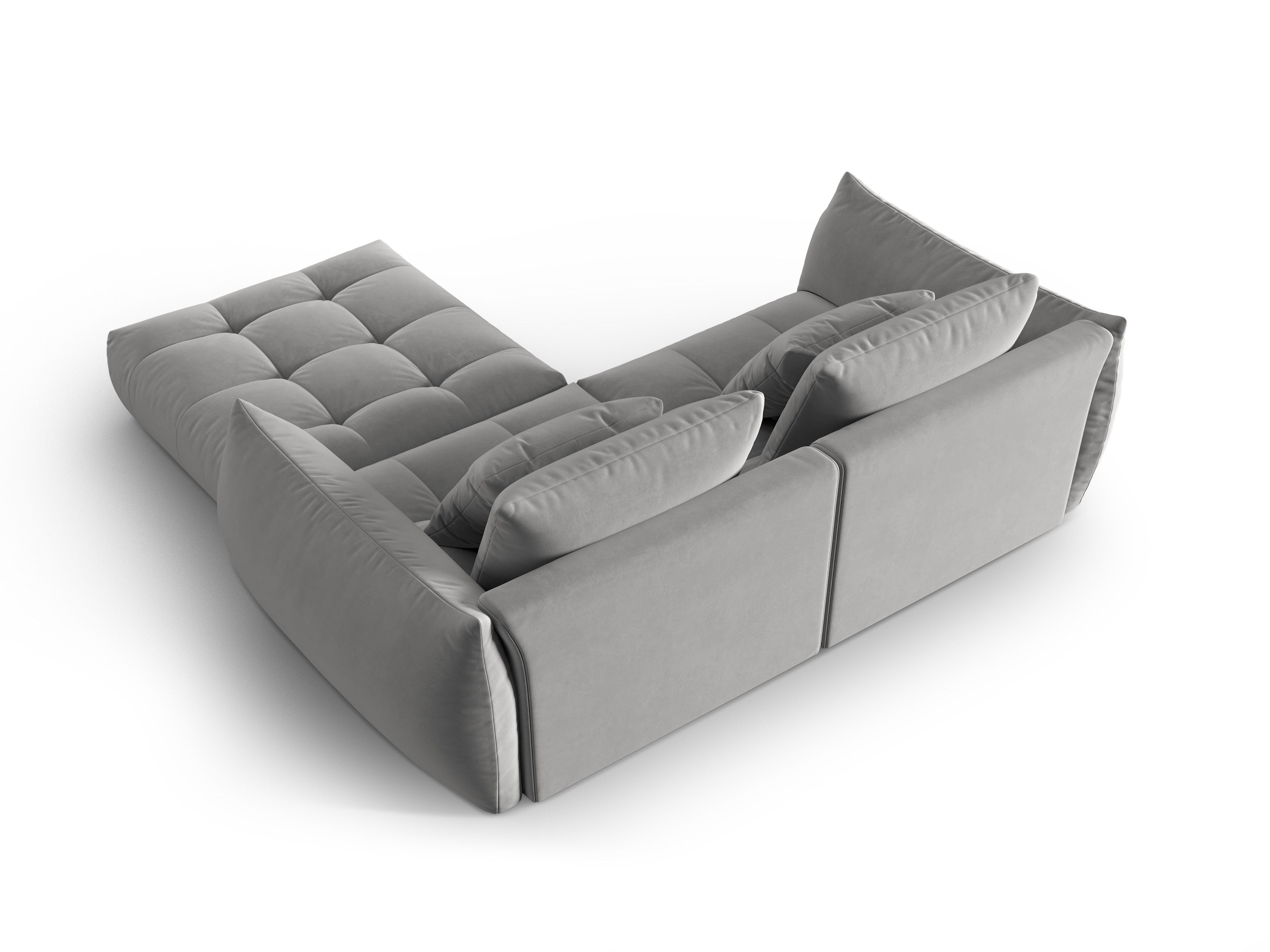 Velvet Modular Sofa, "Bloom", 3 Sitze, Grau, 232x216x95
In Europa gemacht