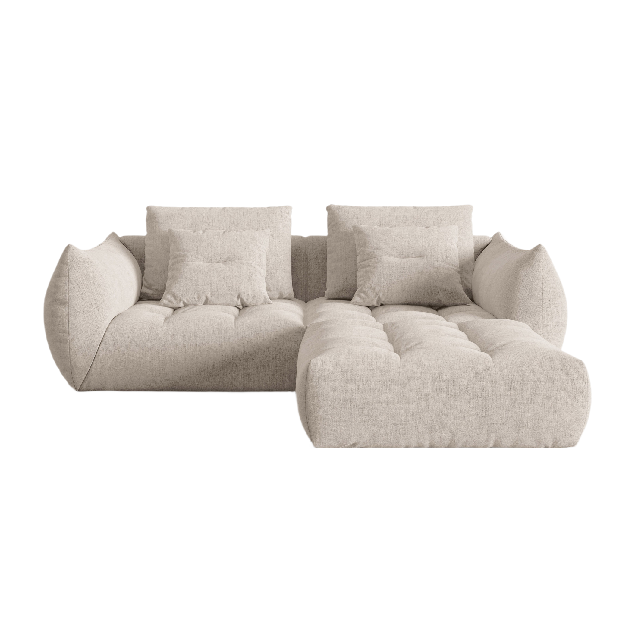 Modulares Sofa, "Bloom", 3 Sitze, dunkles Beige, 232x216x95
In Europa gemacht