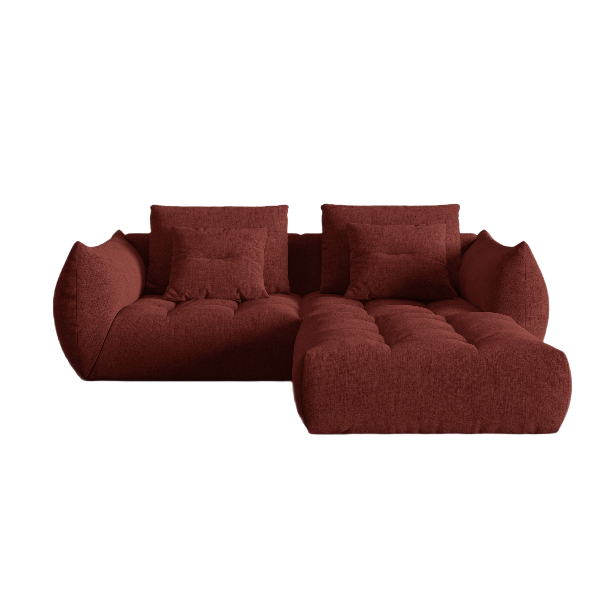Modulares Sofa, "Bloom", 3 Sitze, rot, 232x216x95
In Europa gemacht