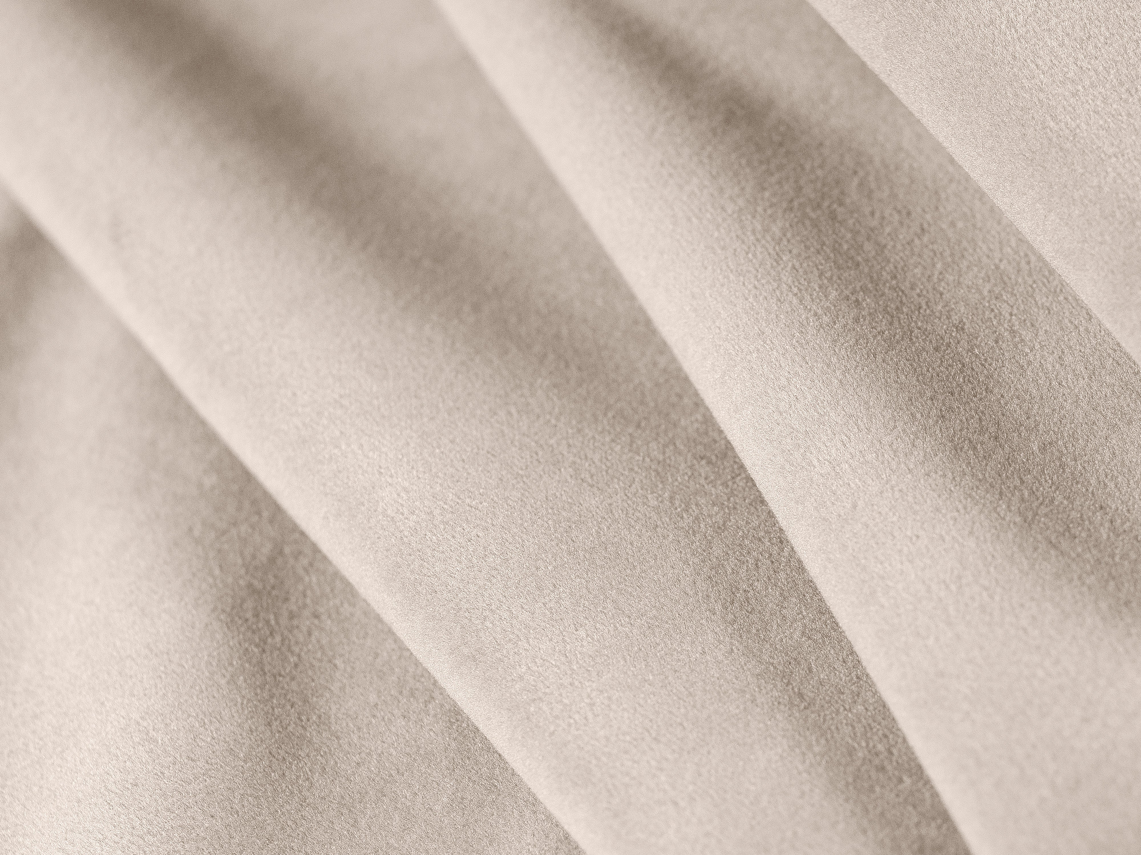 Samt-Ecksofa linksseitig 3-sitzig KATE beige