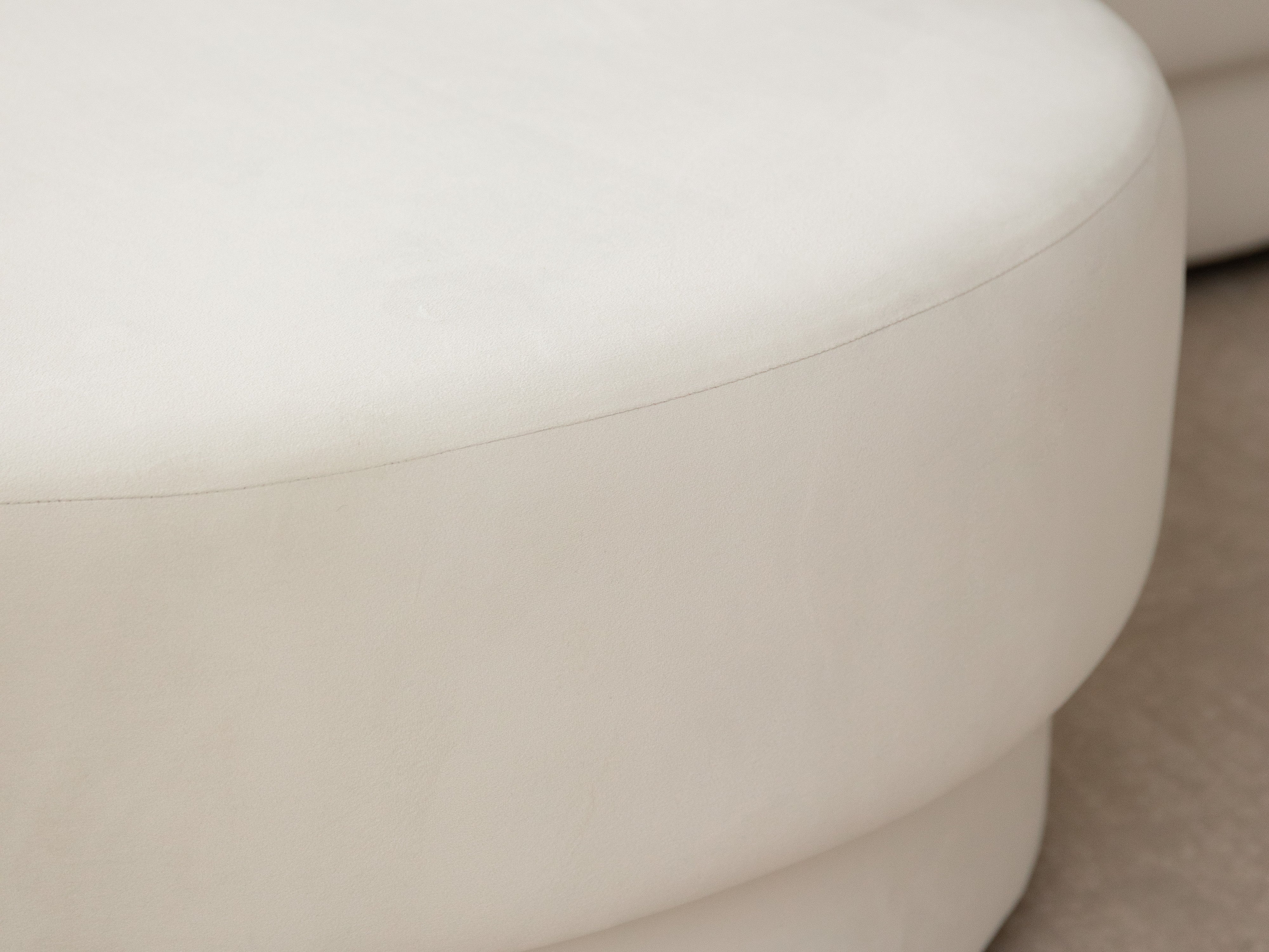 U-shaped Corner Sofa MILEY beige chenille