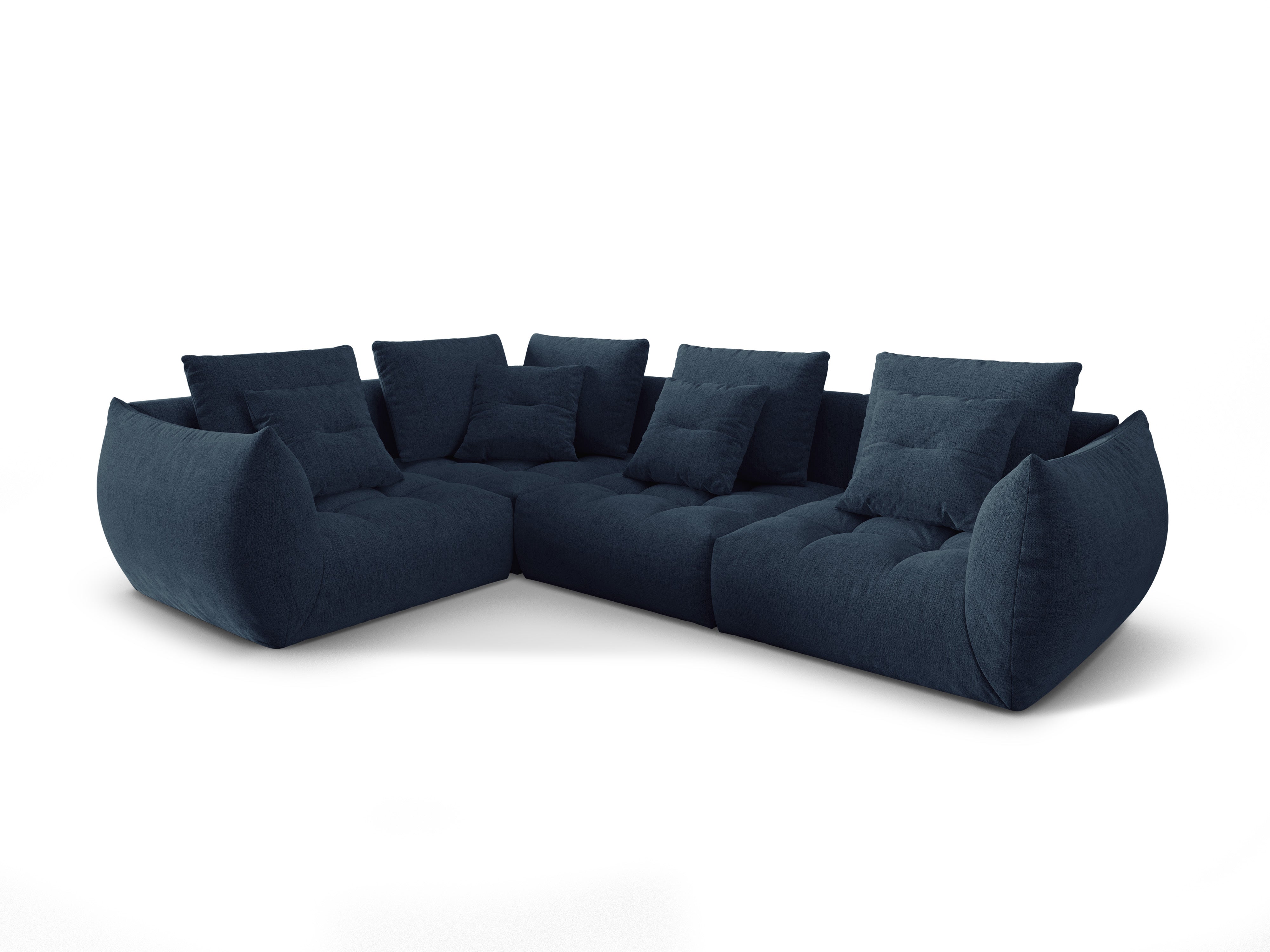 Modulares linke Ecksofa, "Bloom", 3 Sitze, Dunkelblau, 316x216x95
In Europa gemacht
