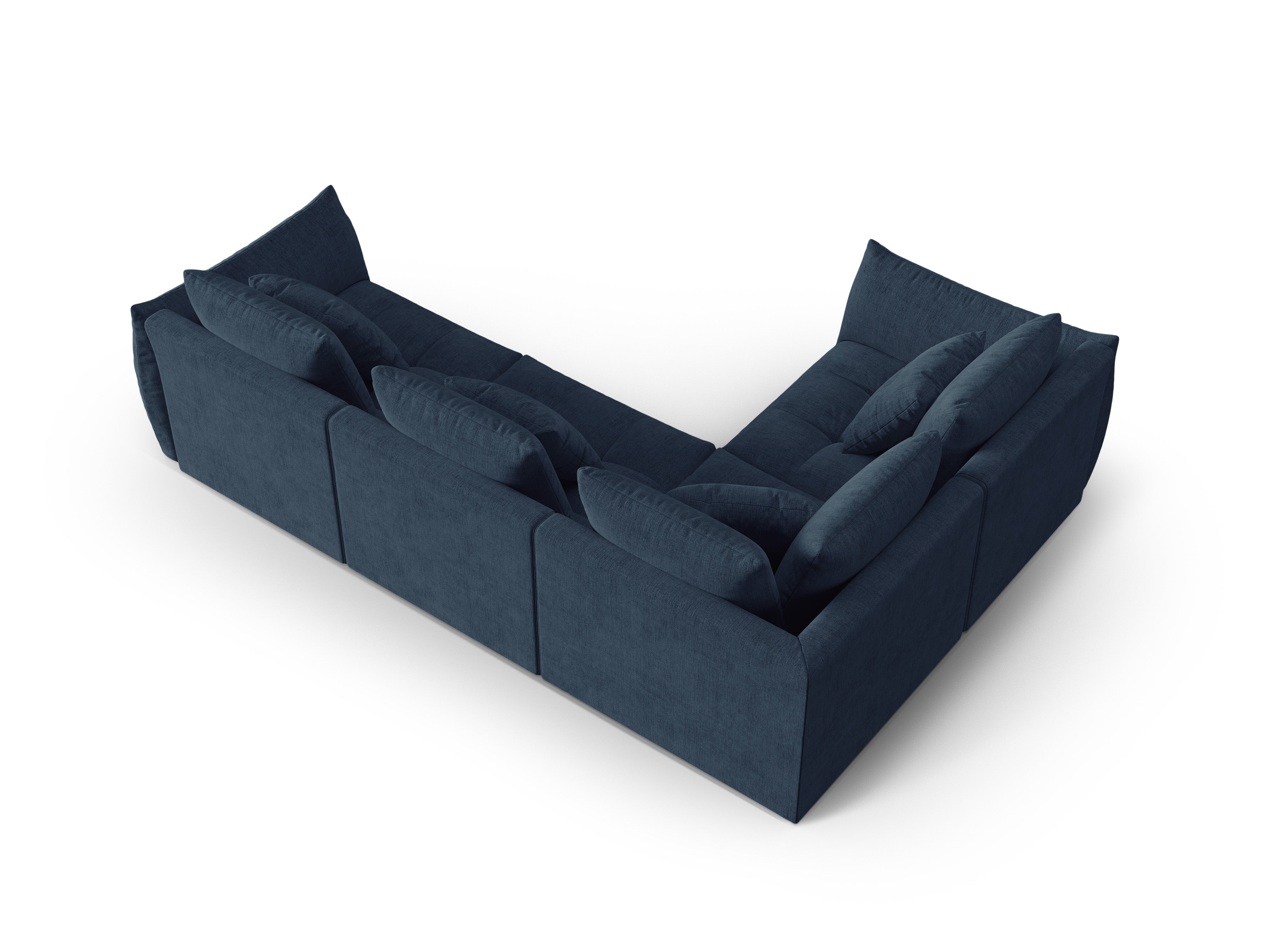 Modulares linke Ecksofa, "Bloom", 3 Sitze, Dunkelblau, 316x216x95
In Europa gemacht