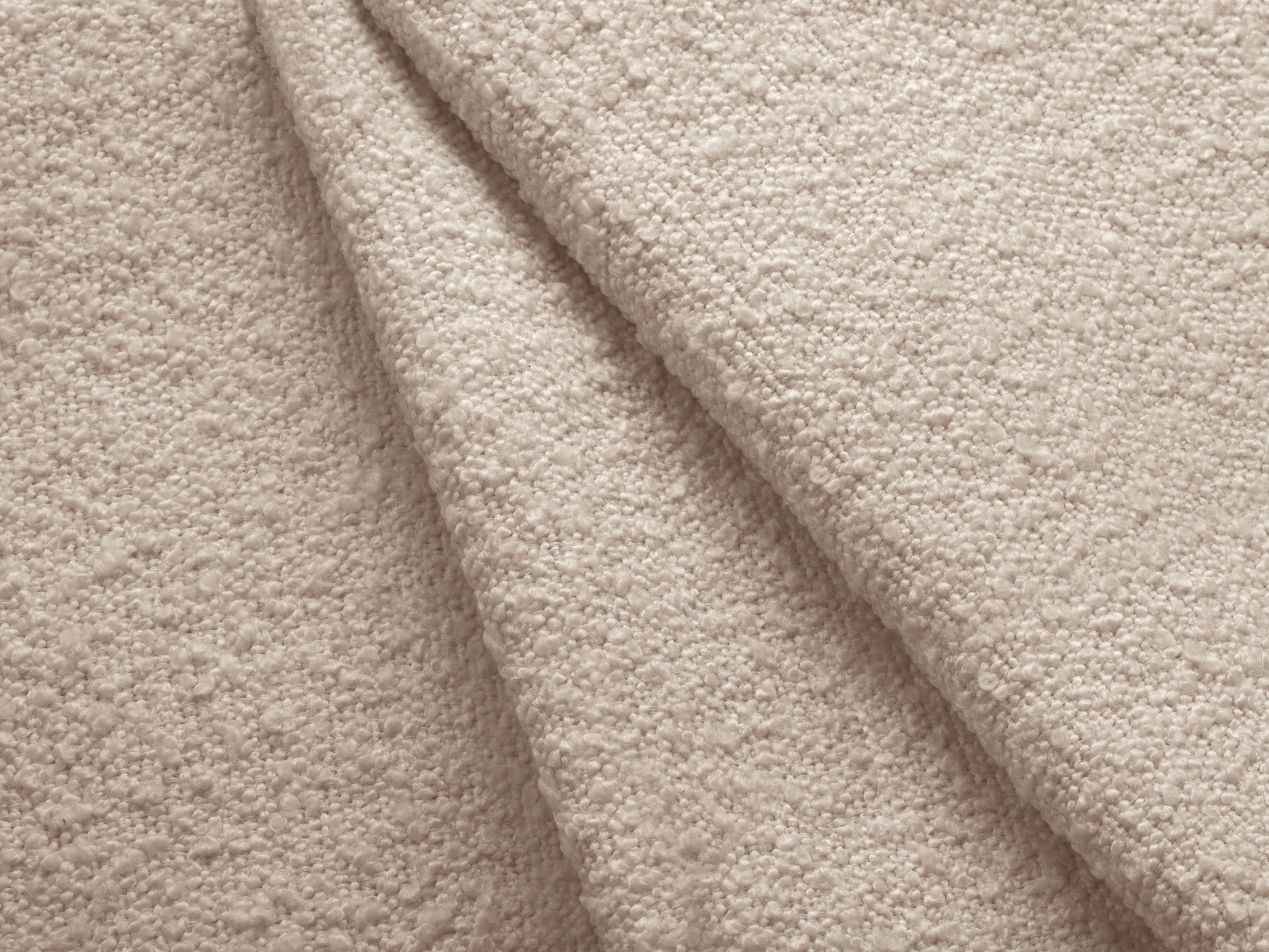Rechtsseitige 4-Sitzer Eckcouch KATE beige Boucle
