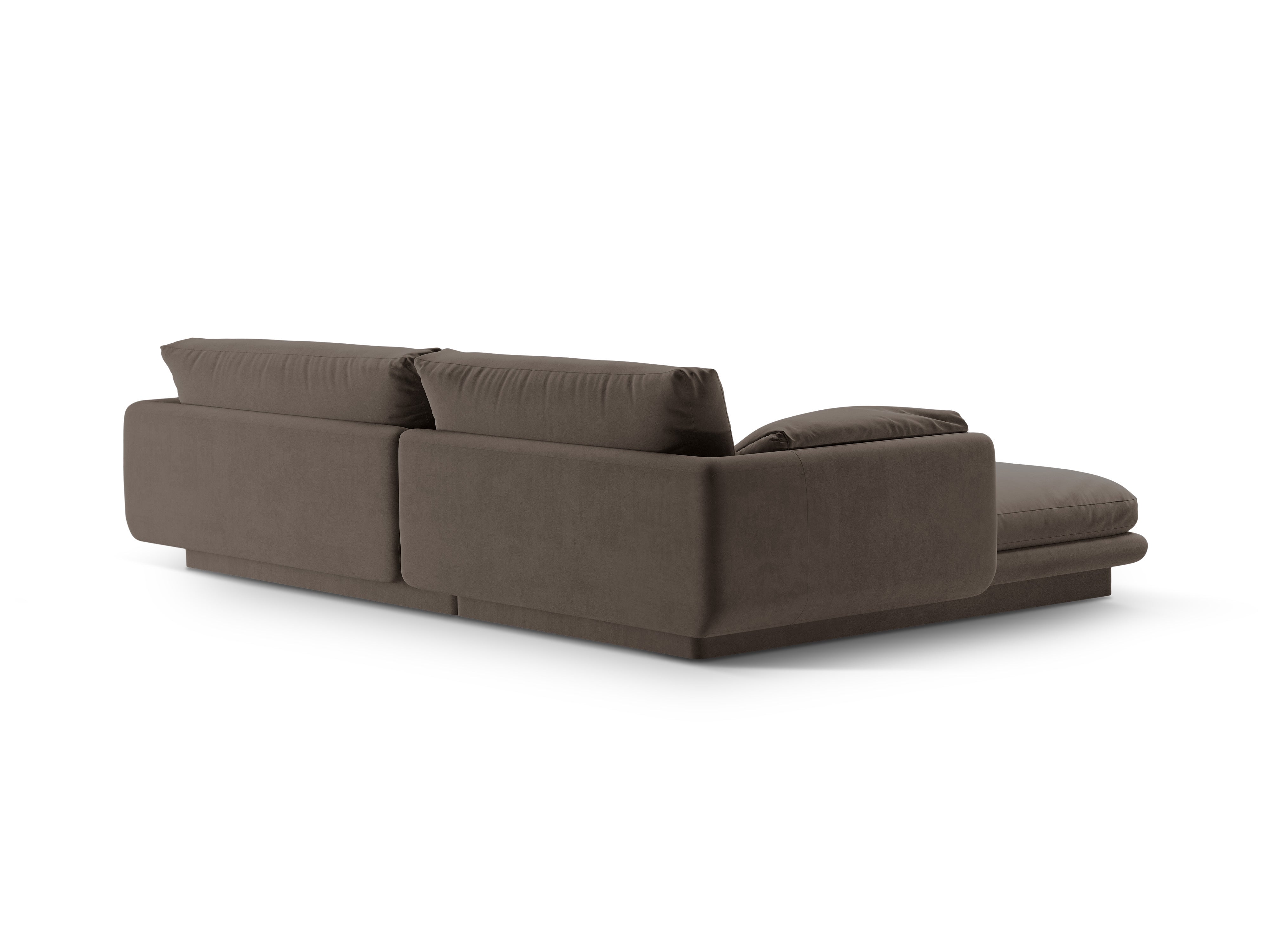 Samtecke der 4-Personen-rechtsseitigen Torino-Heban Brown
