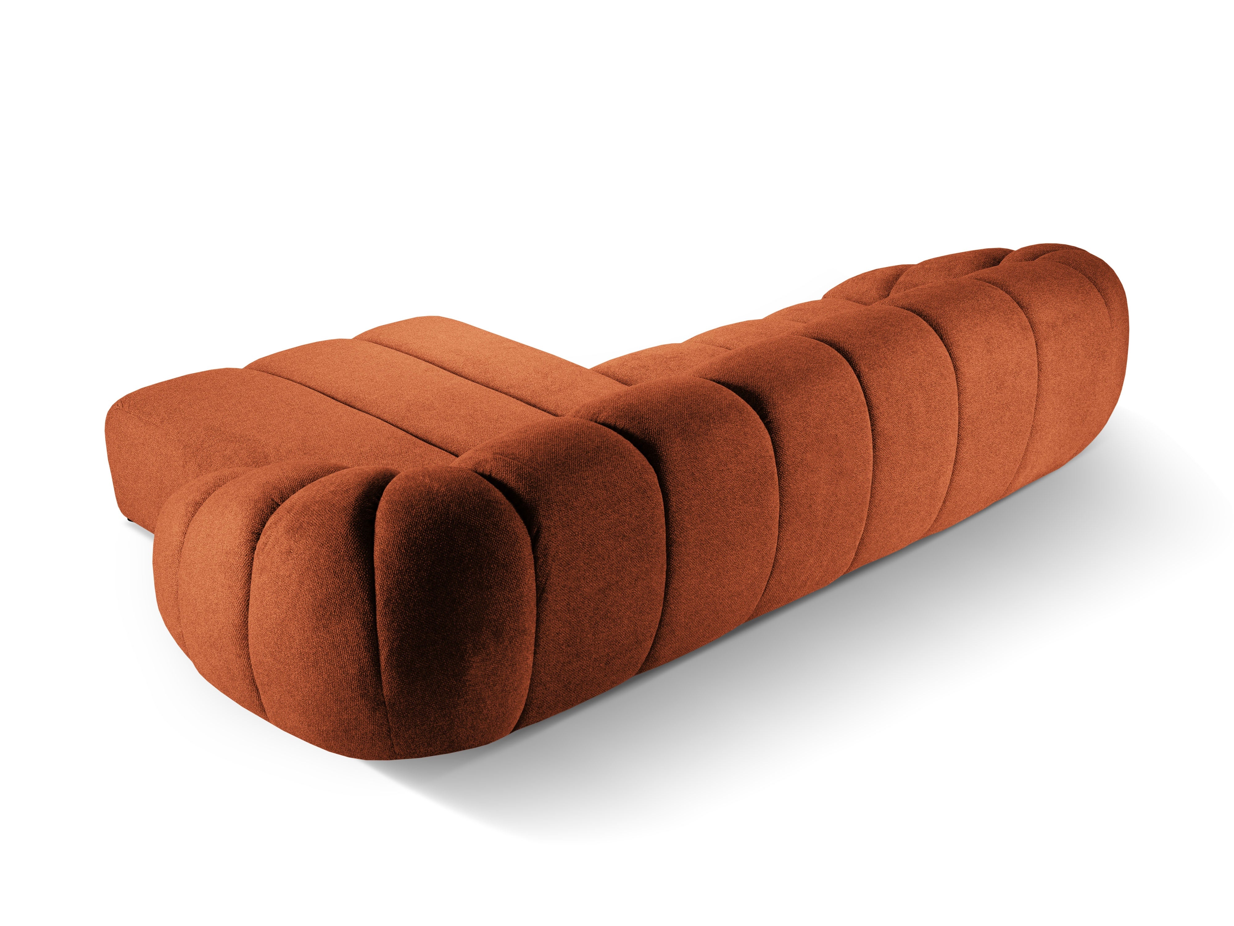 Narożnik 4-osobowy prawostronny DIANA terracotta szenil