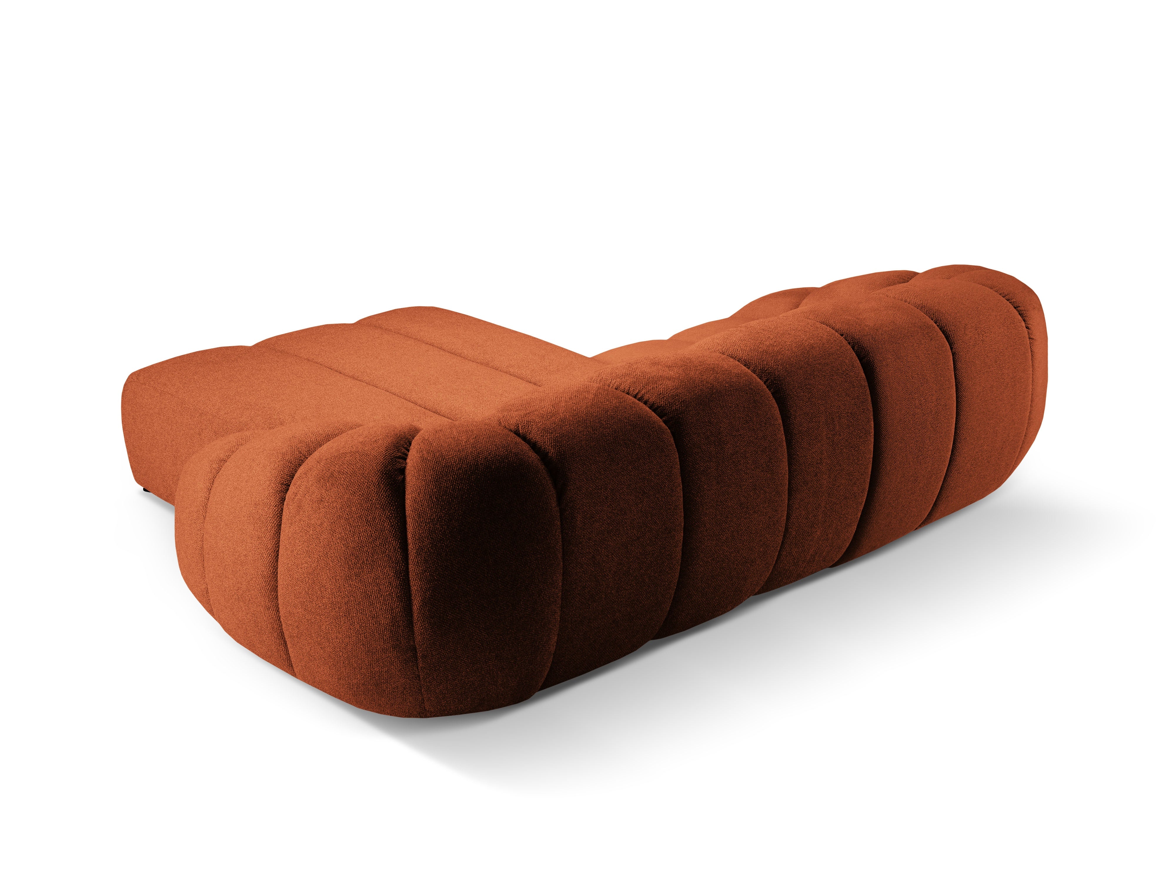 Narożnik 3-osobowy prawostronny DIANA terracotta szenil