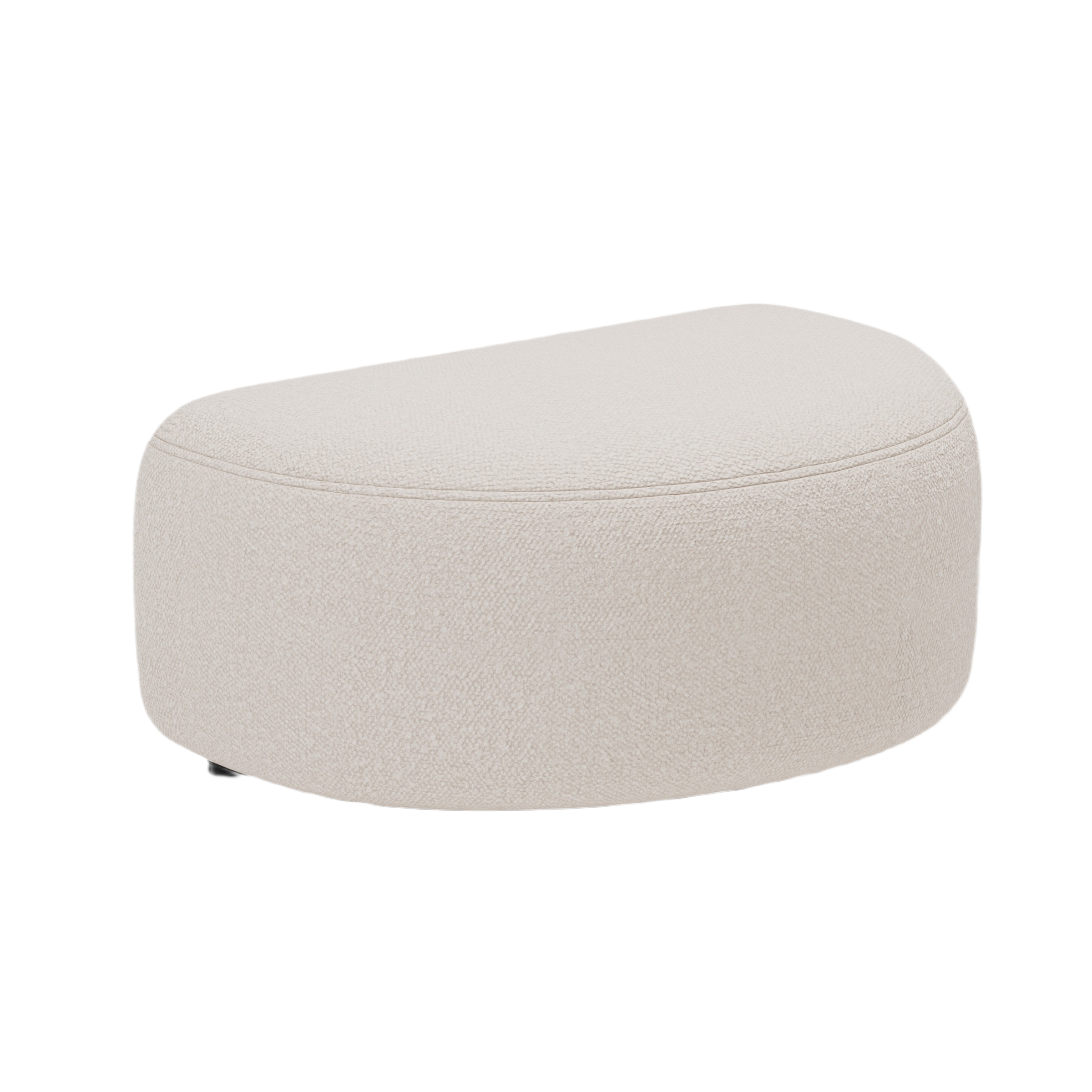 Puf KATE beige Boucle