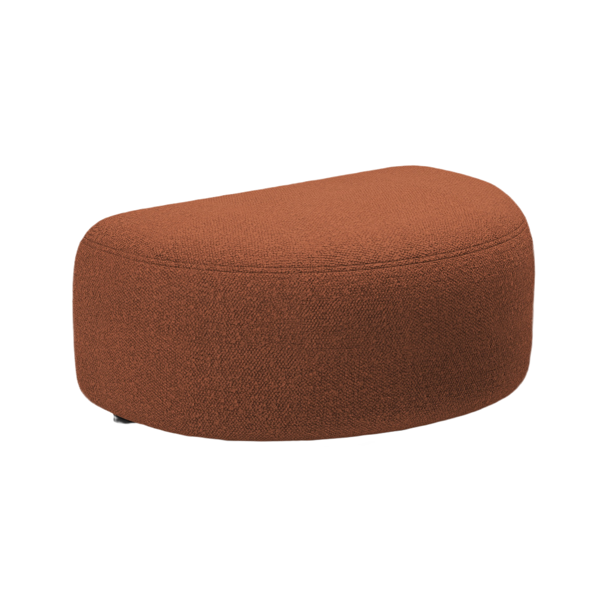 Puf KATE terrakotta Boucle